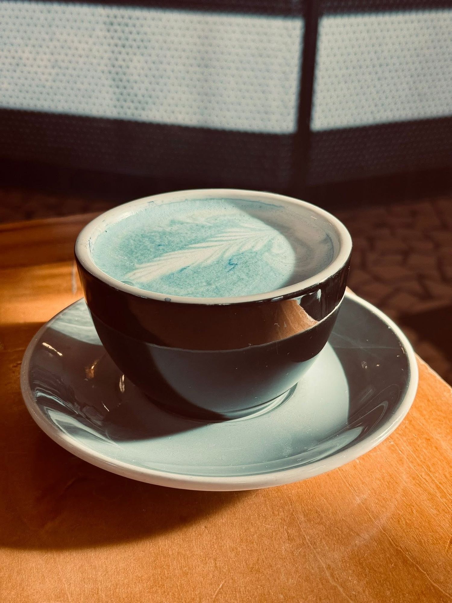 Blue cappuccino, New Orleans