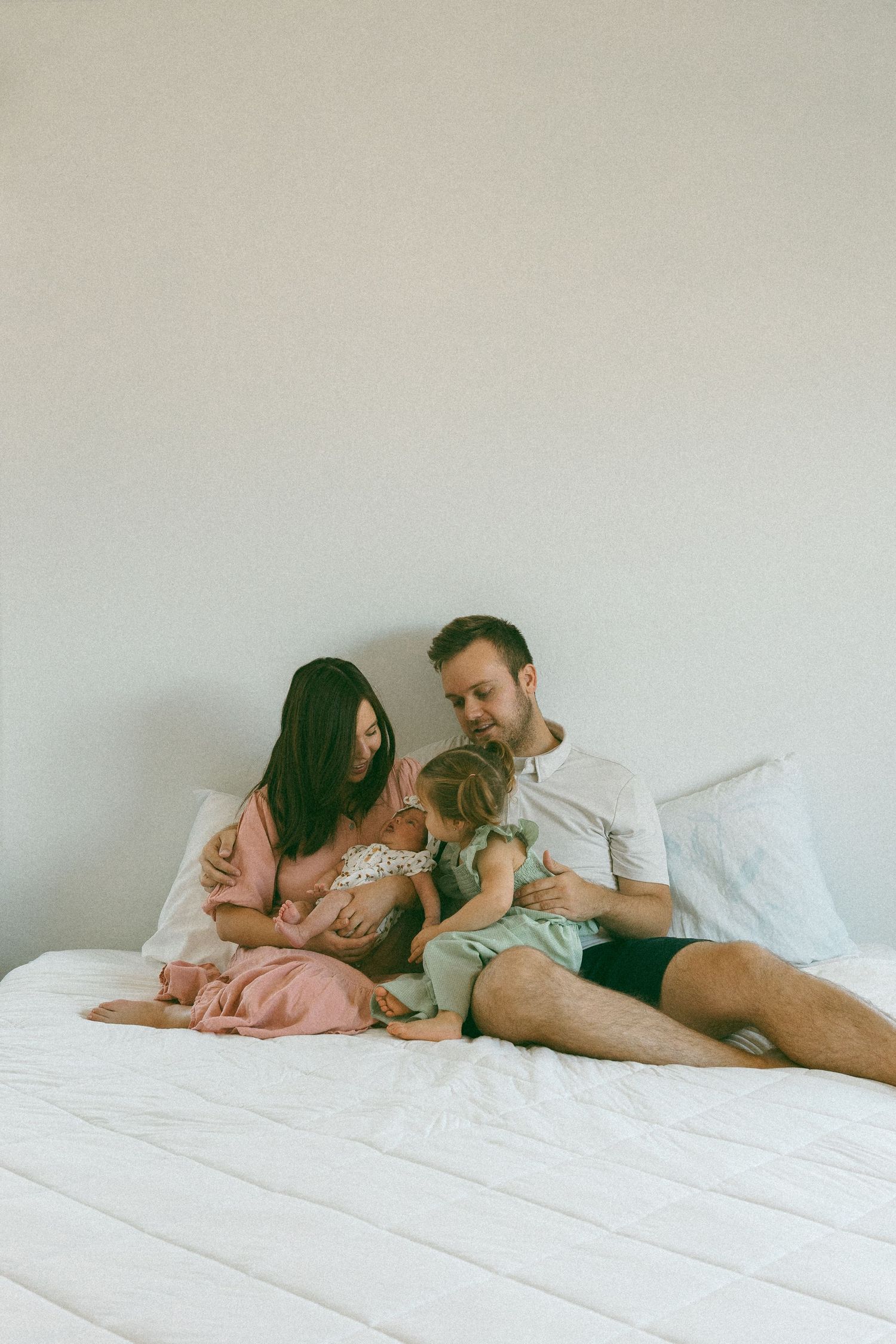 family interacting during a lifestyle session