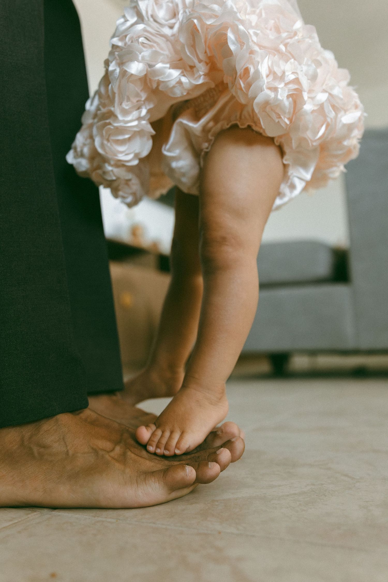 father and daughter during a lifestyle session