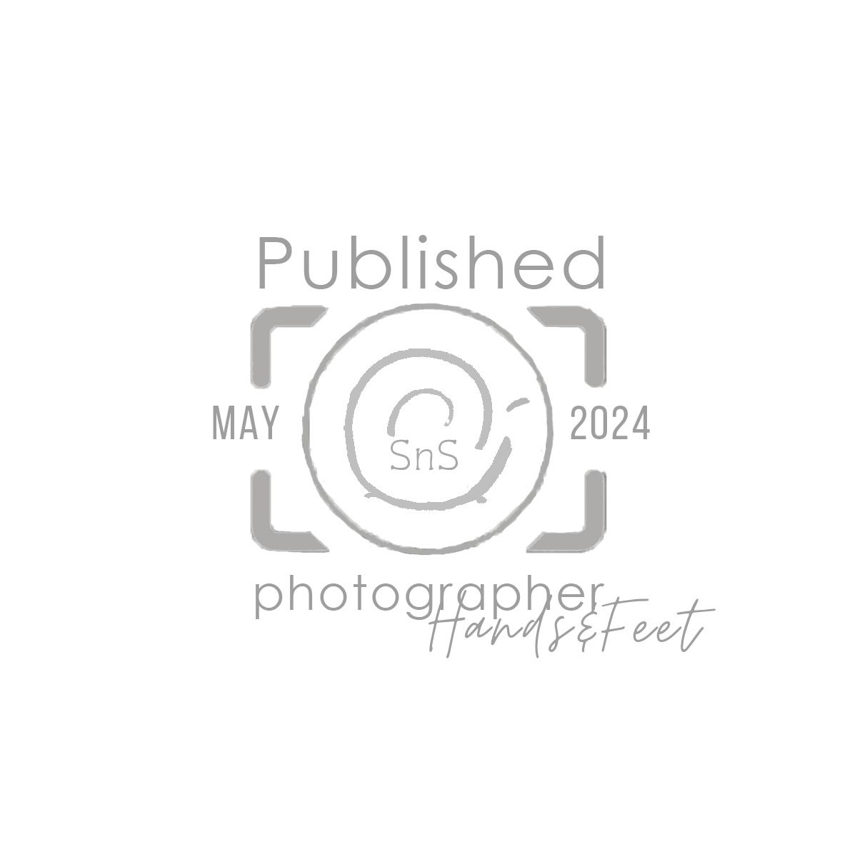 Light gray photography studio logo design with camera icon for 2024.