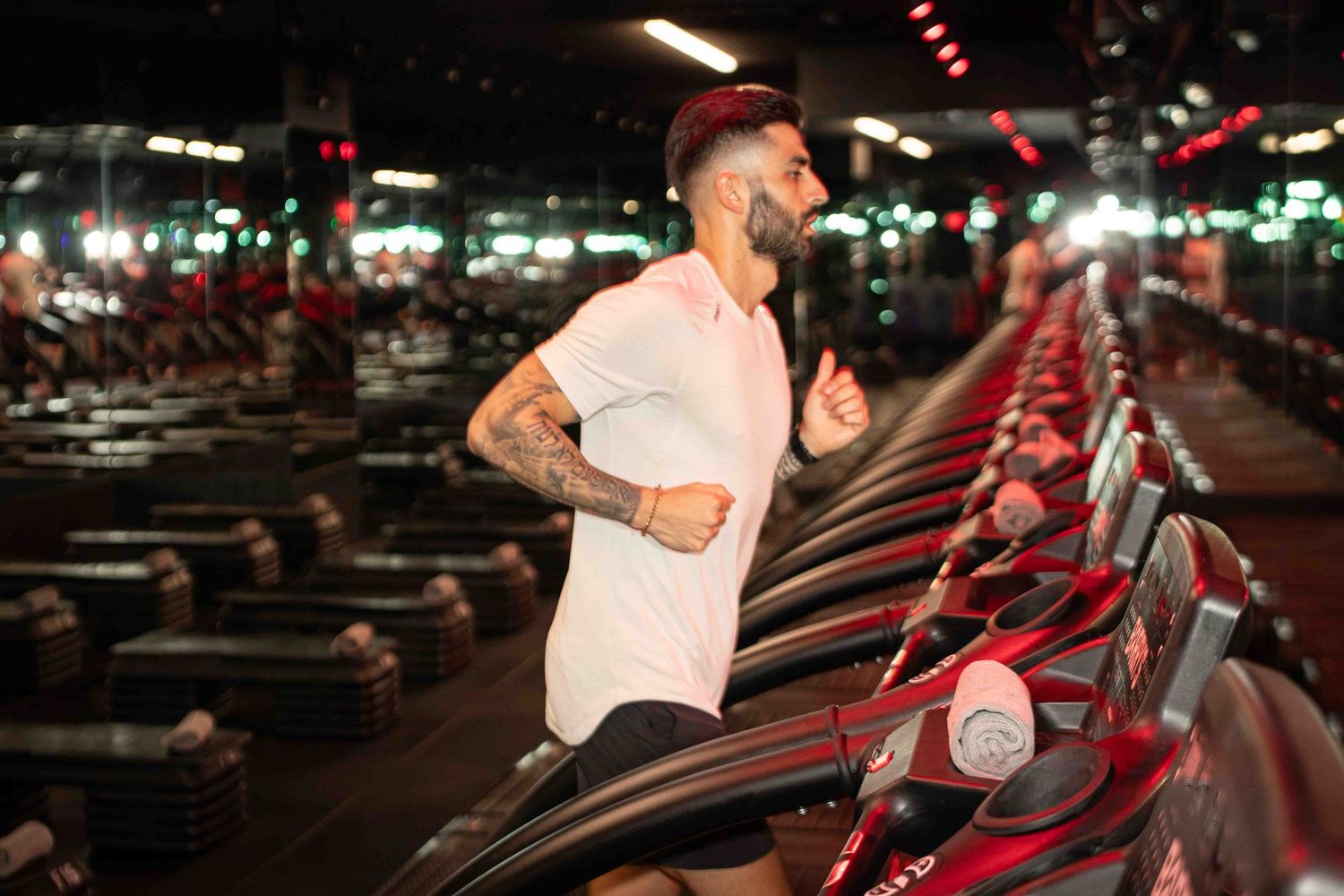 Fitness class content photography
