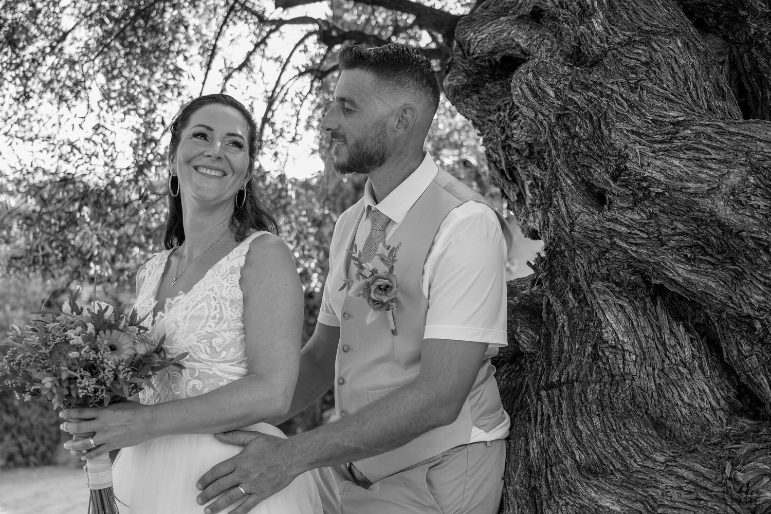 Photo Mariage Noir et Blanc
