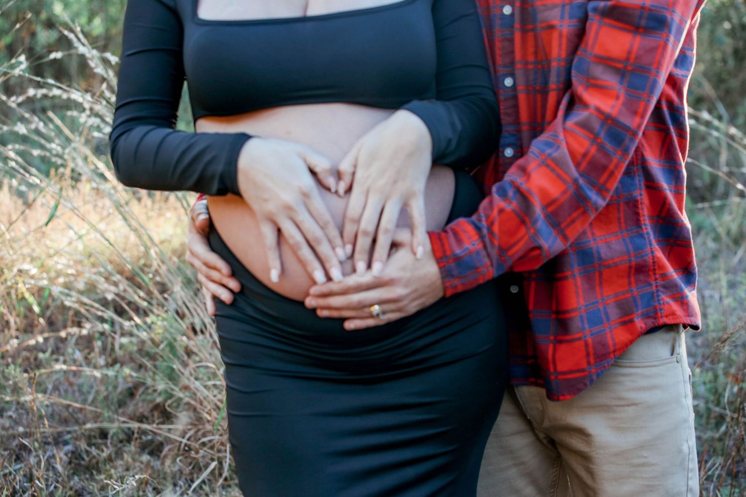 Maternity photography at sunset , Camp Milton State Park Jacksonville, Florida