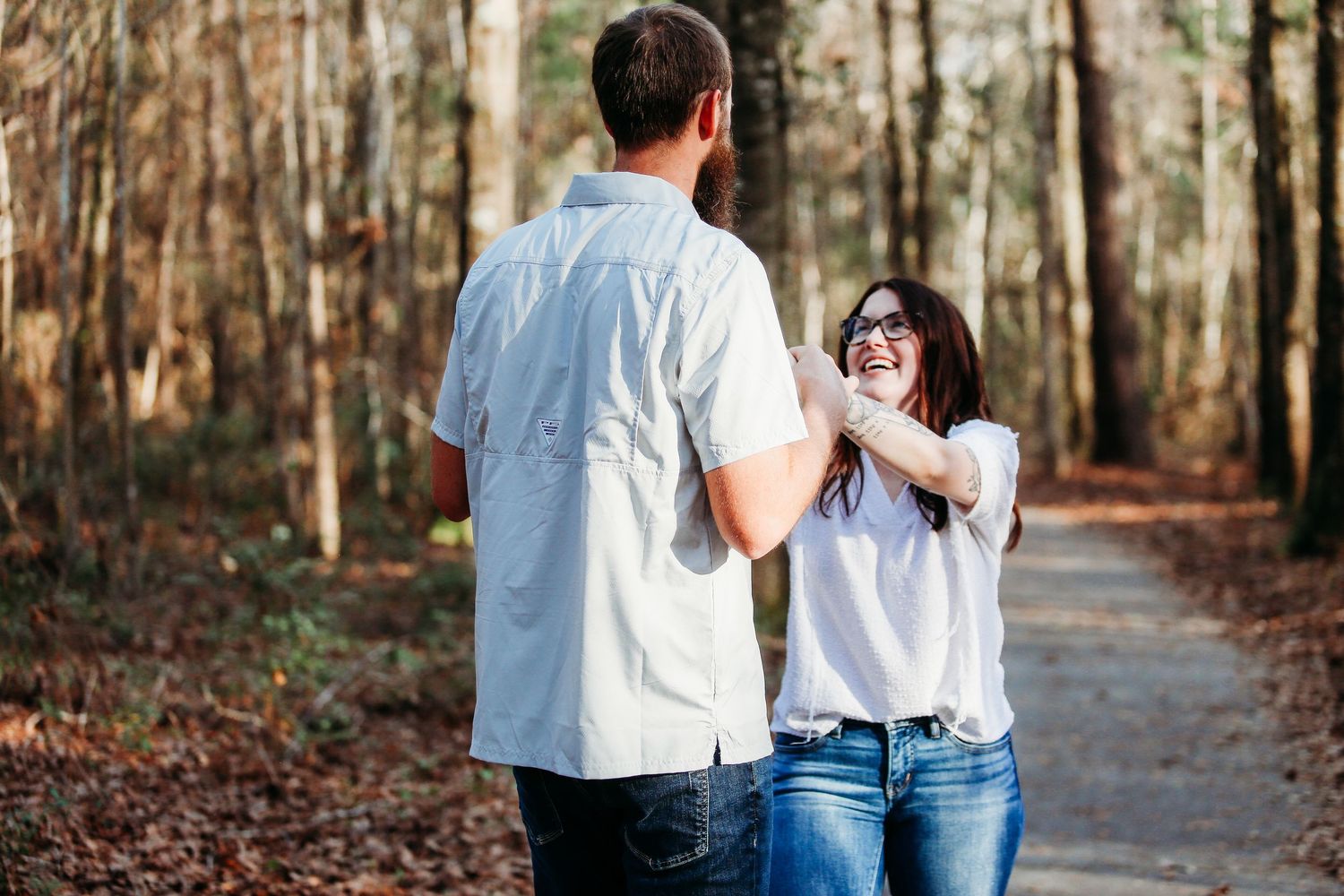 Engagement Photography session at Camp Milton