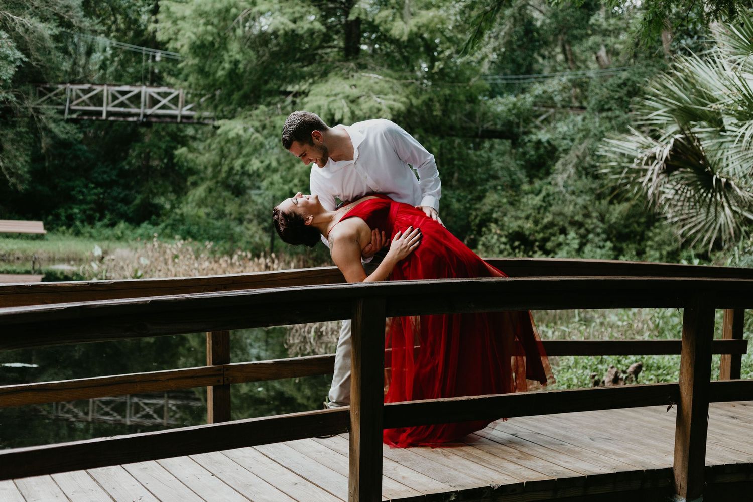 Portrait session at Ravines Gardens State Park