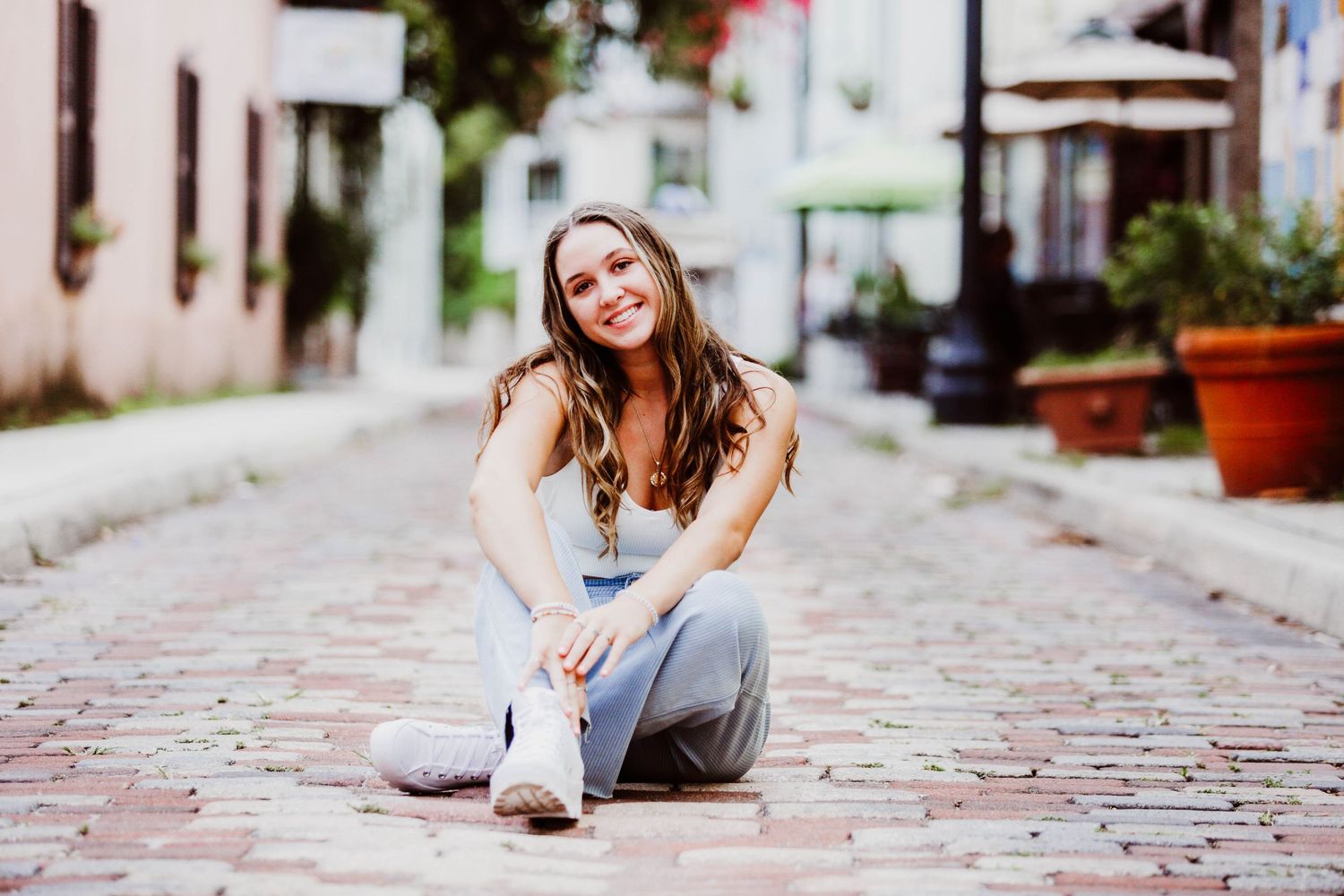 Senior photo session in St. Augustine, Florida