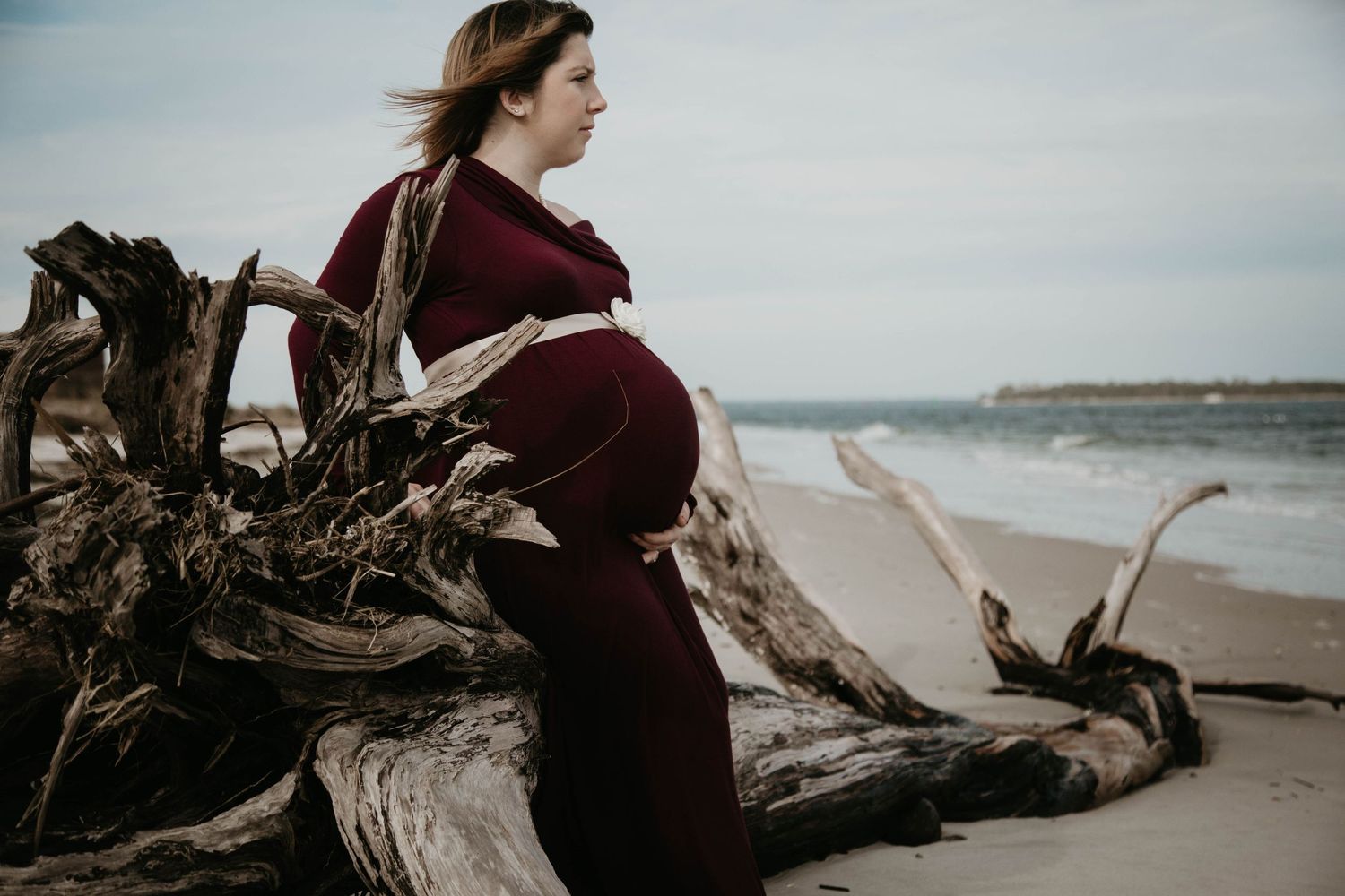 Maternity photography session Ft. Clinch State Park