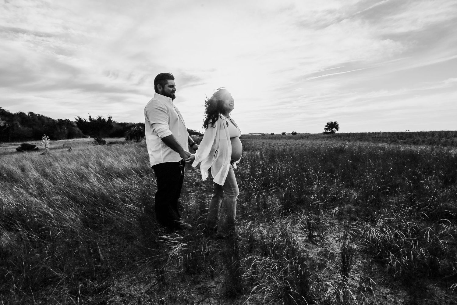 Maternity photography session Ft. Clinch State Park