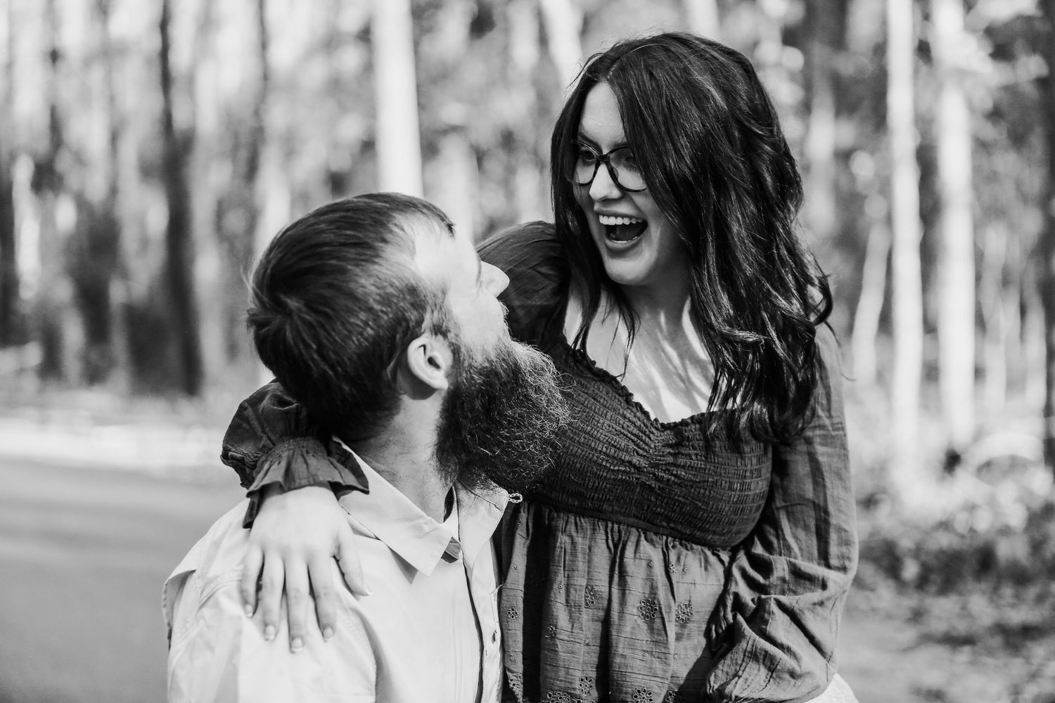 Couples photo session at Camp Milton State Park Jacksonville Florida