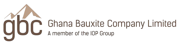 Ghana Bauxite Company Limited logo, a member of the IOP Group.