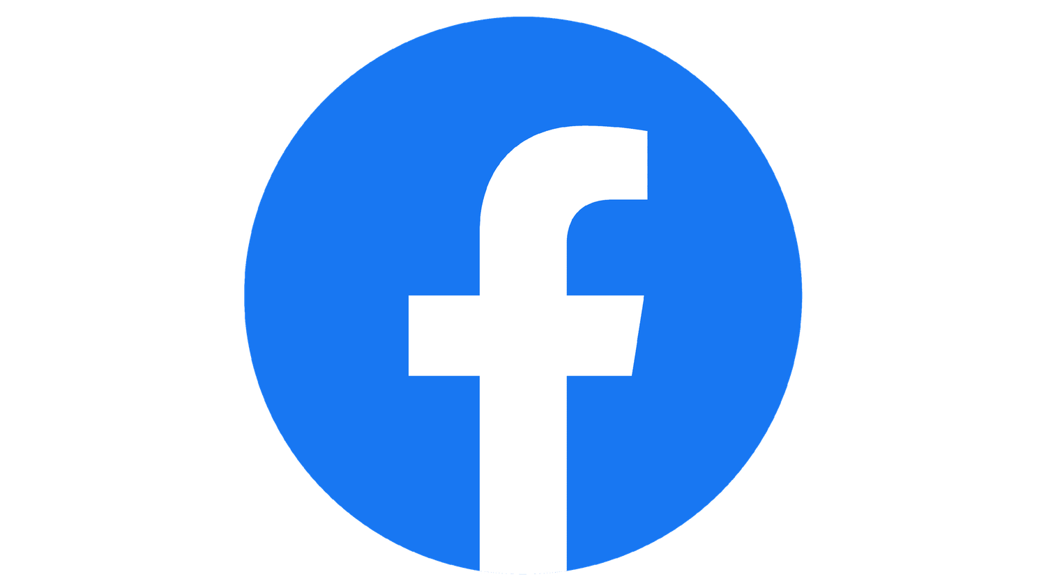 Facebook logo featuring a white lowercase f on a vibrant blue circle background.