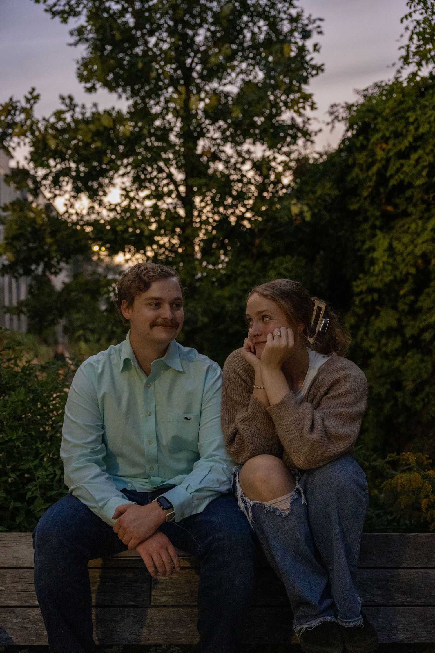 An engagement session in Bucktown, Jaime and Duke's home for the last year.