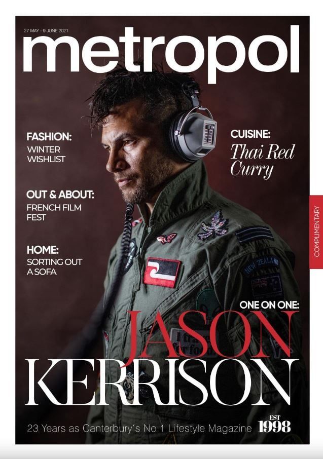 Magazine covers featuring Metropol branding and lifestyle content displayed in a horizontal row.
