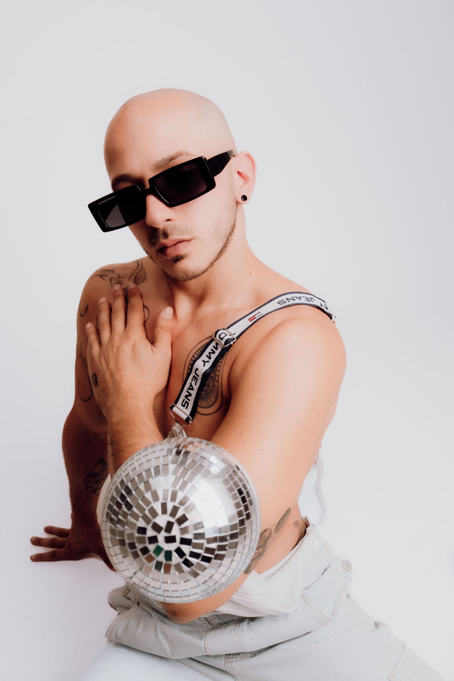 Dancer captured mid-motion with a ball in a creative photoshoot – Croatia