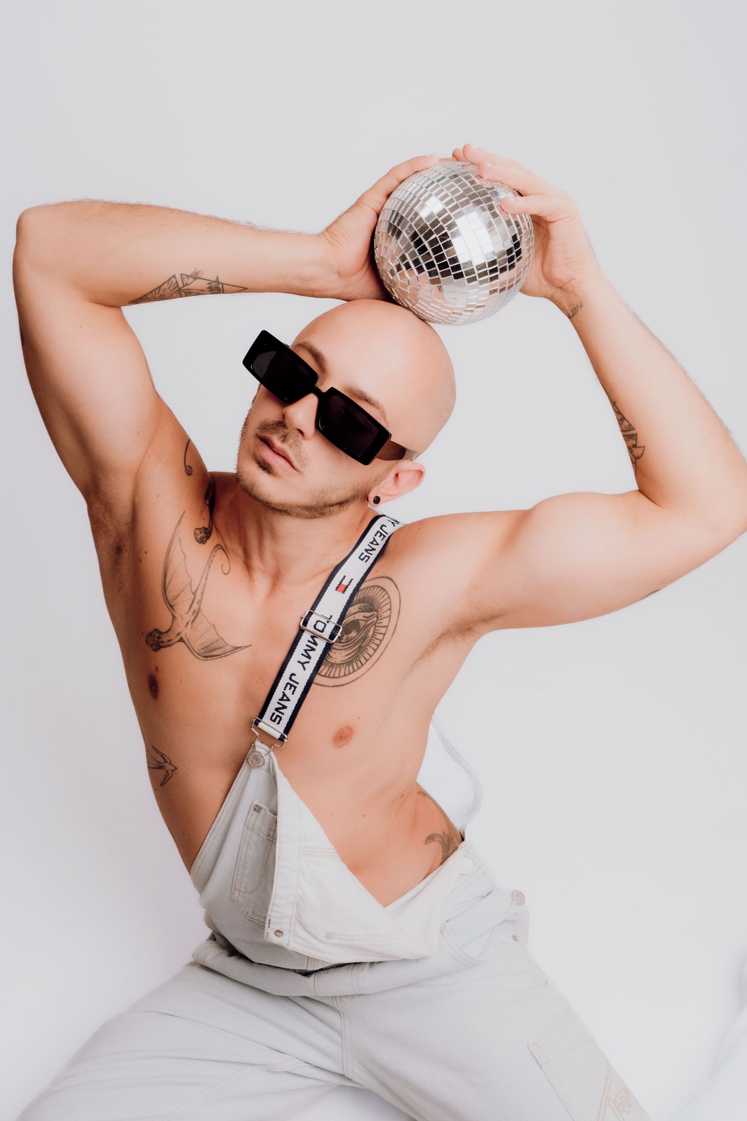 Professional dancer showcasing skills with a rhythmic ball – Croatia