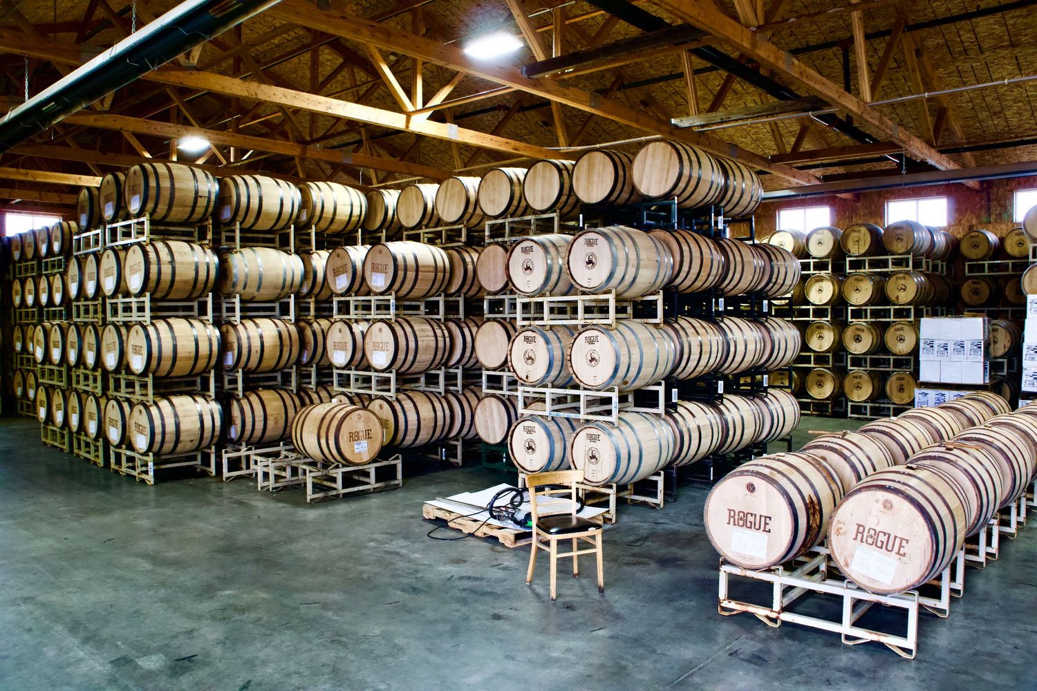Rogue Ocean Aging room, Newport, OR