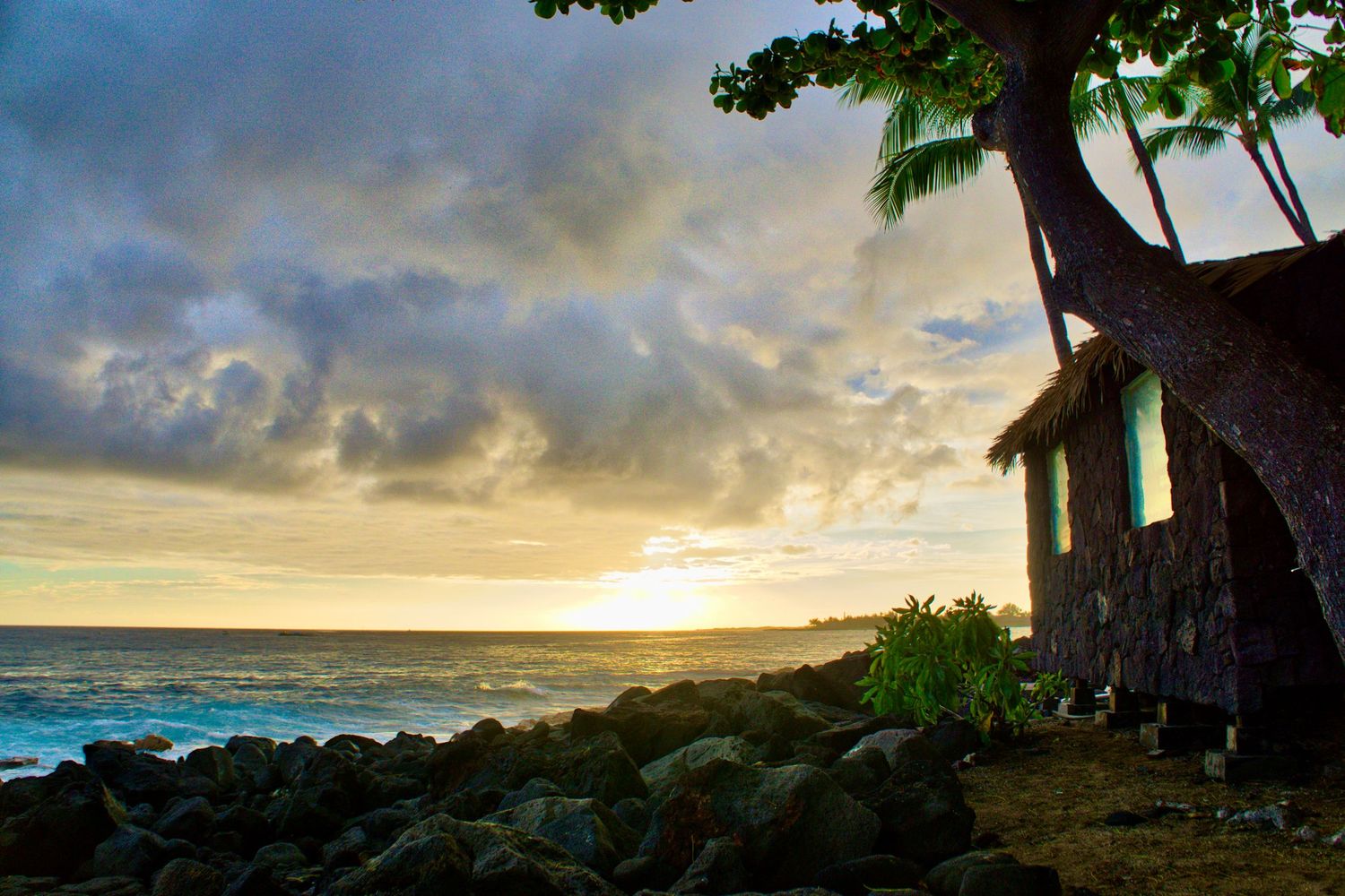Kona coast at dusk, HI - 1