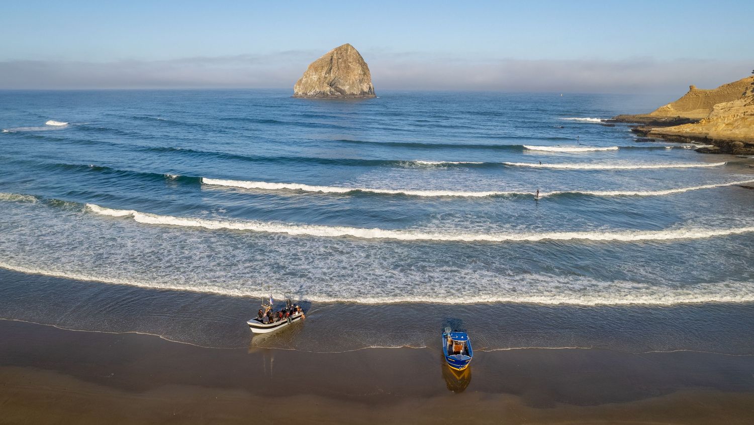 Dory boats, Pacific City, OR
