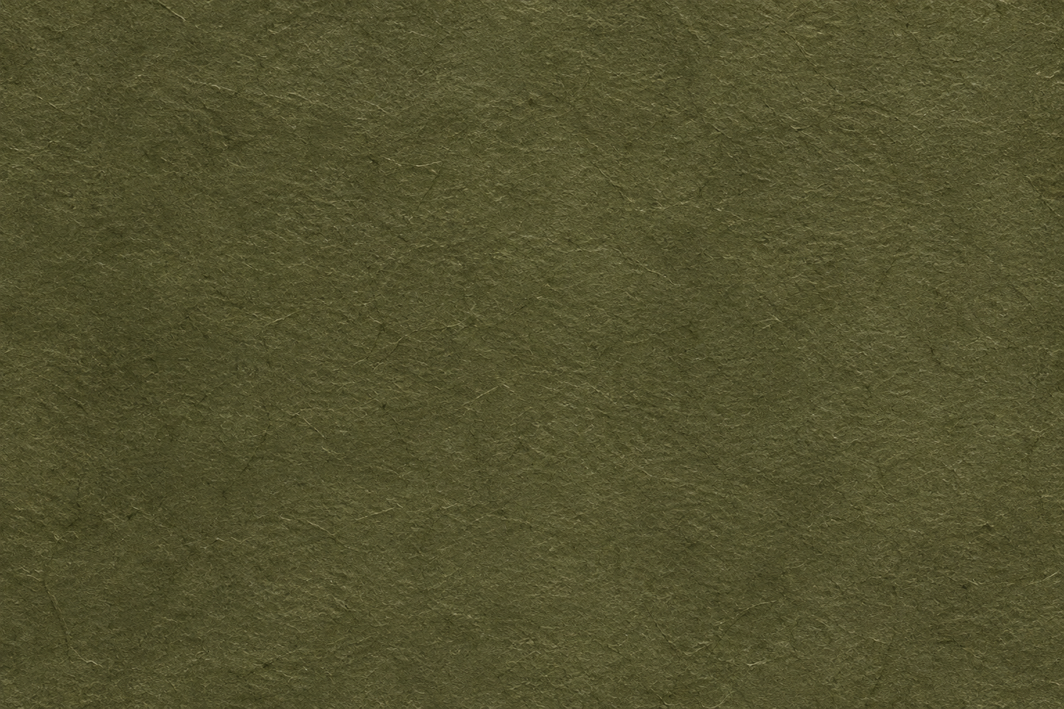 Close-up of olive green textured paper surface with subtle rough grain pattern, ideal for backgrounds.