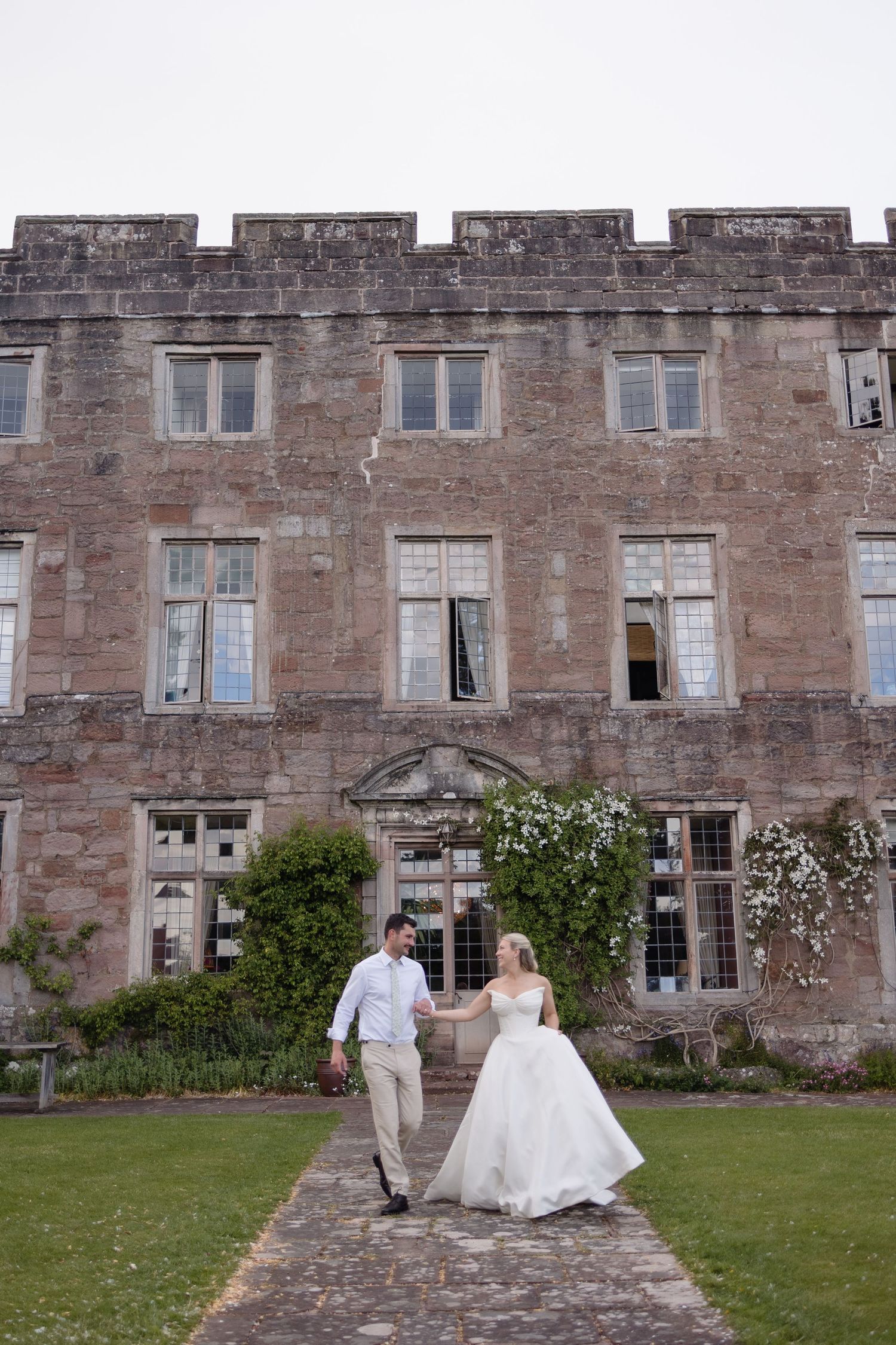 Blue hour portraits at Askham Hall