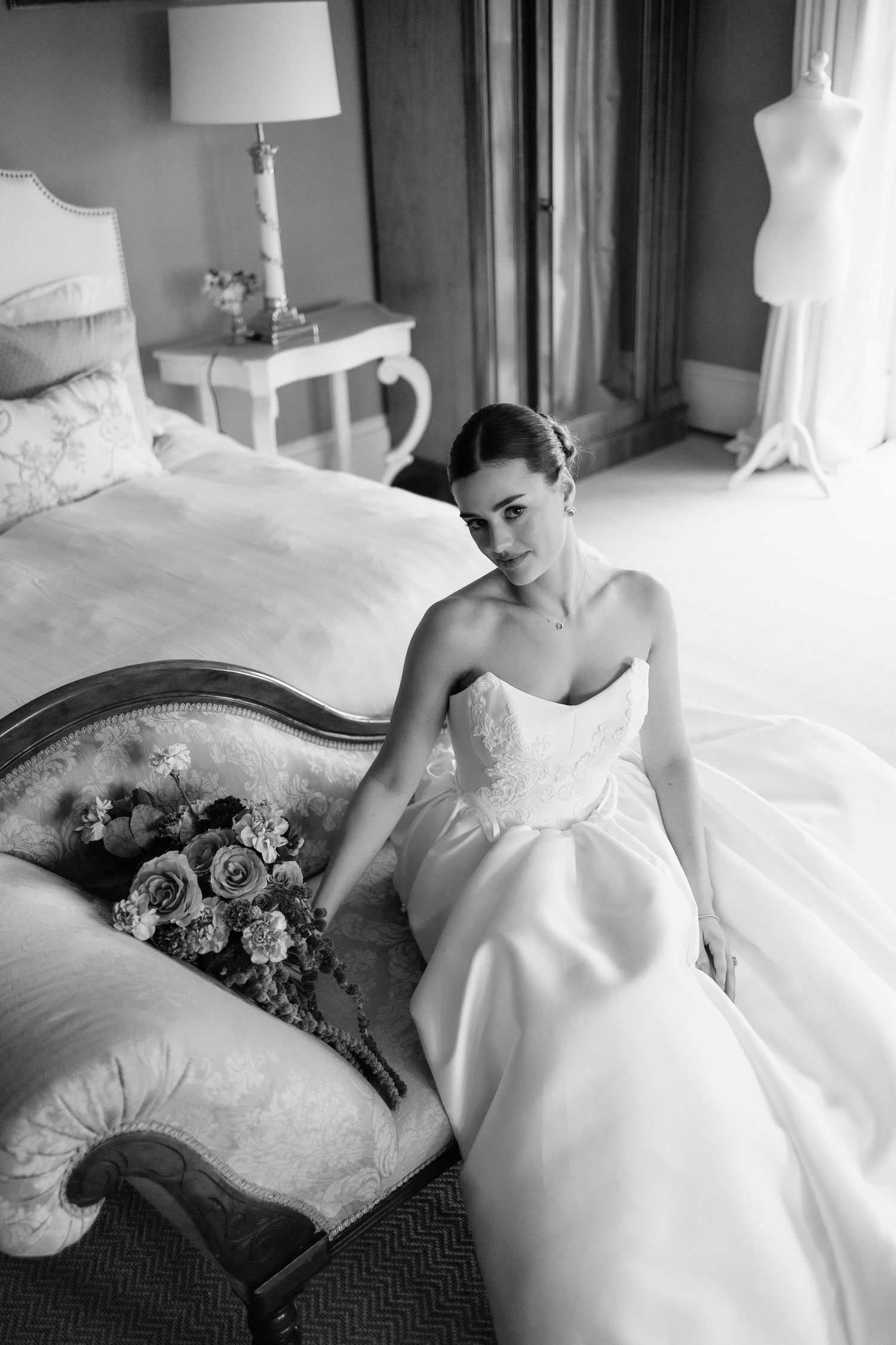 Cheshire wedding photographer captures timeless portraits at Berwick House