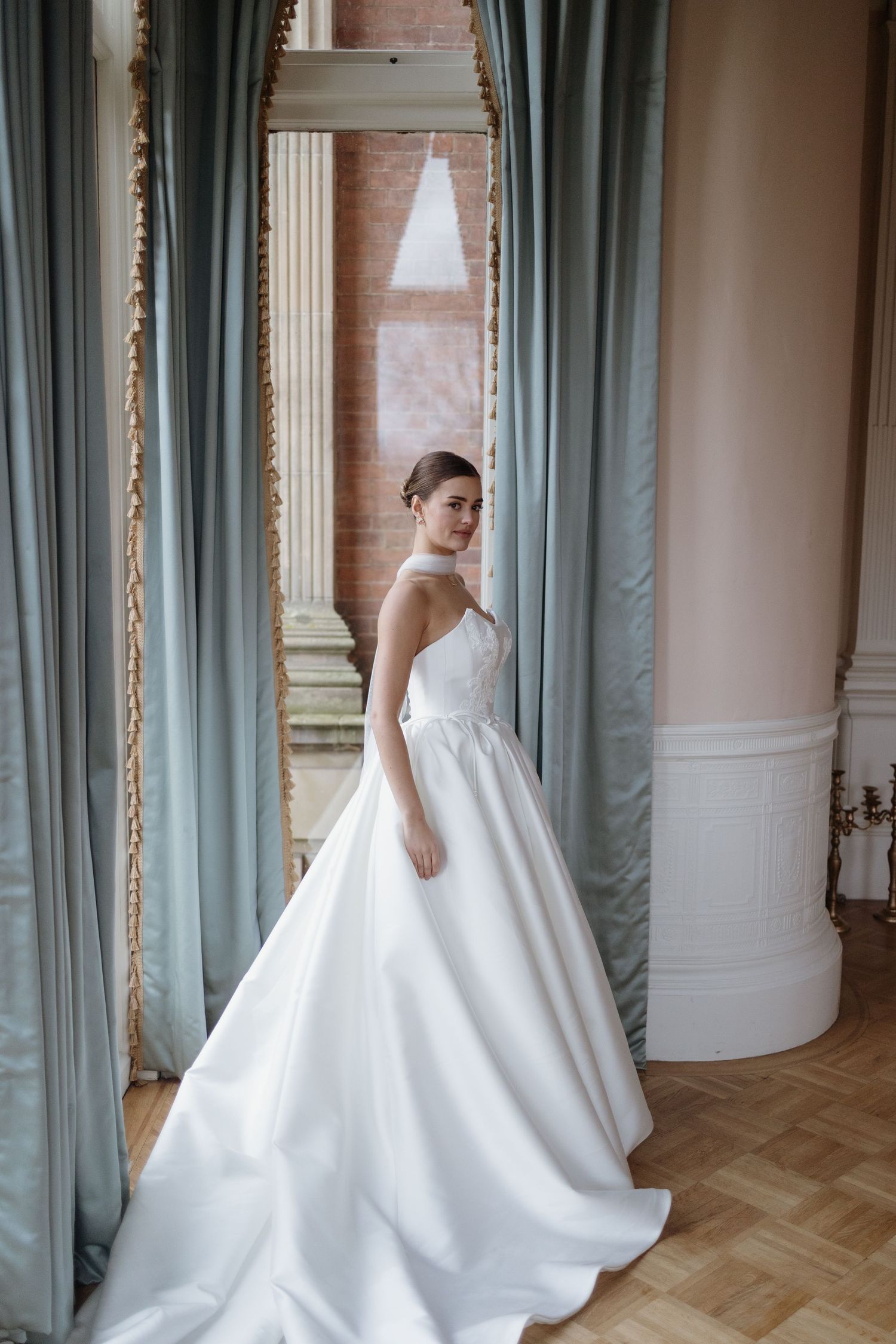 North West wedding photographer captures portraits at Berwick House
