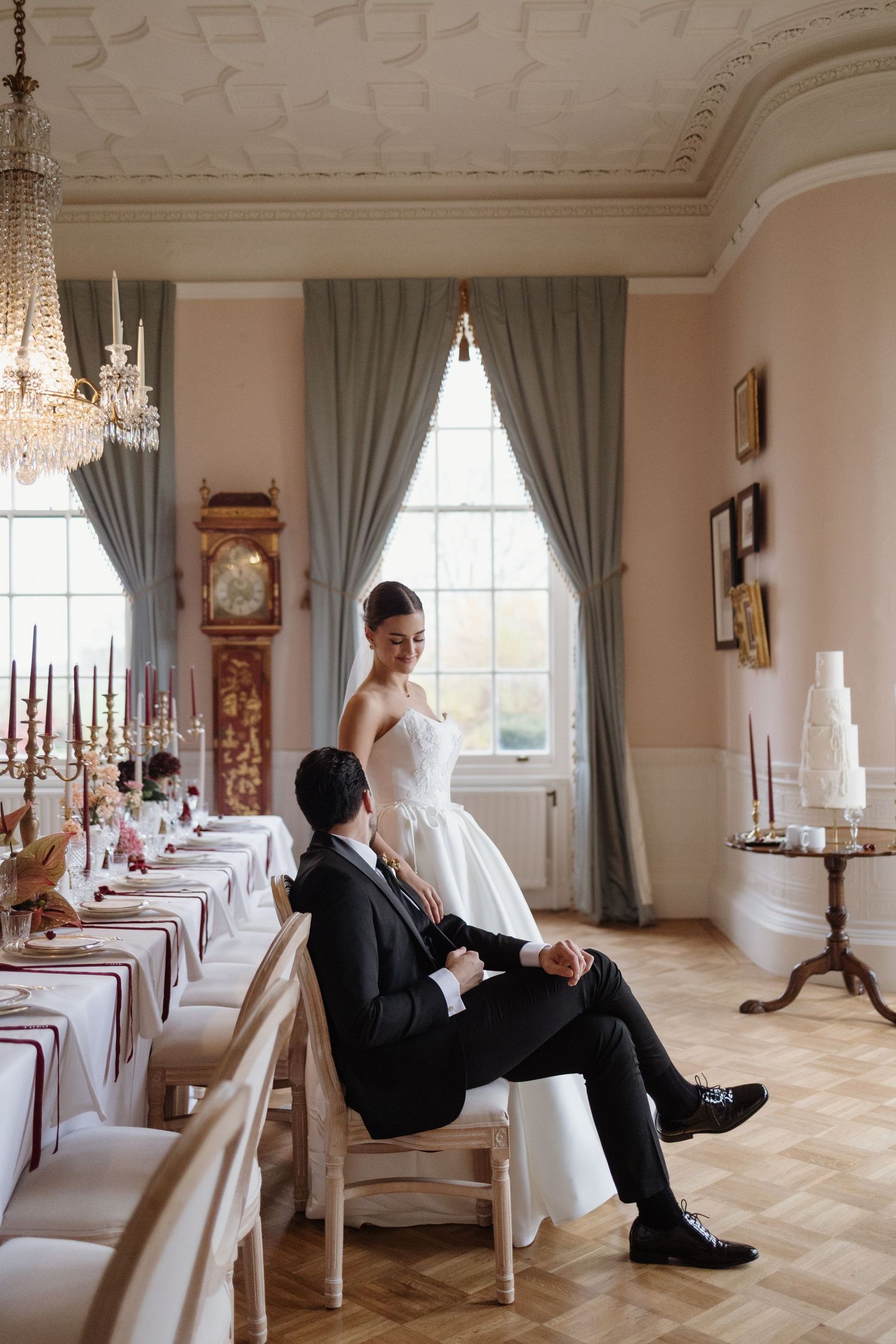 intimate couple moments taken by Cheshire wedding photographer