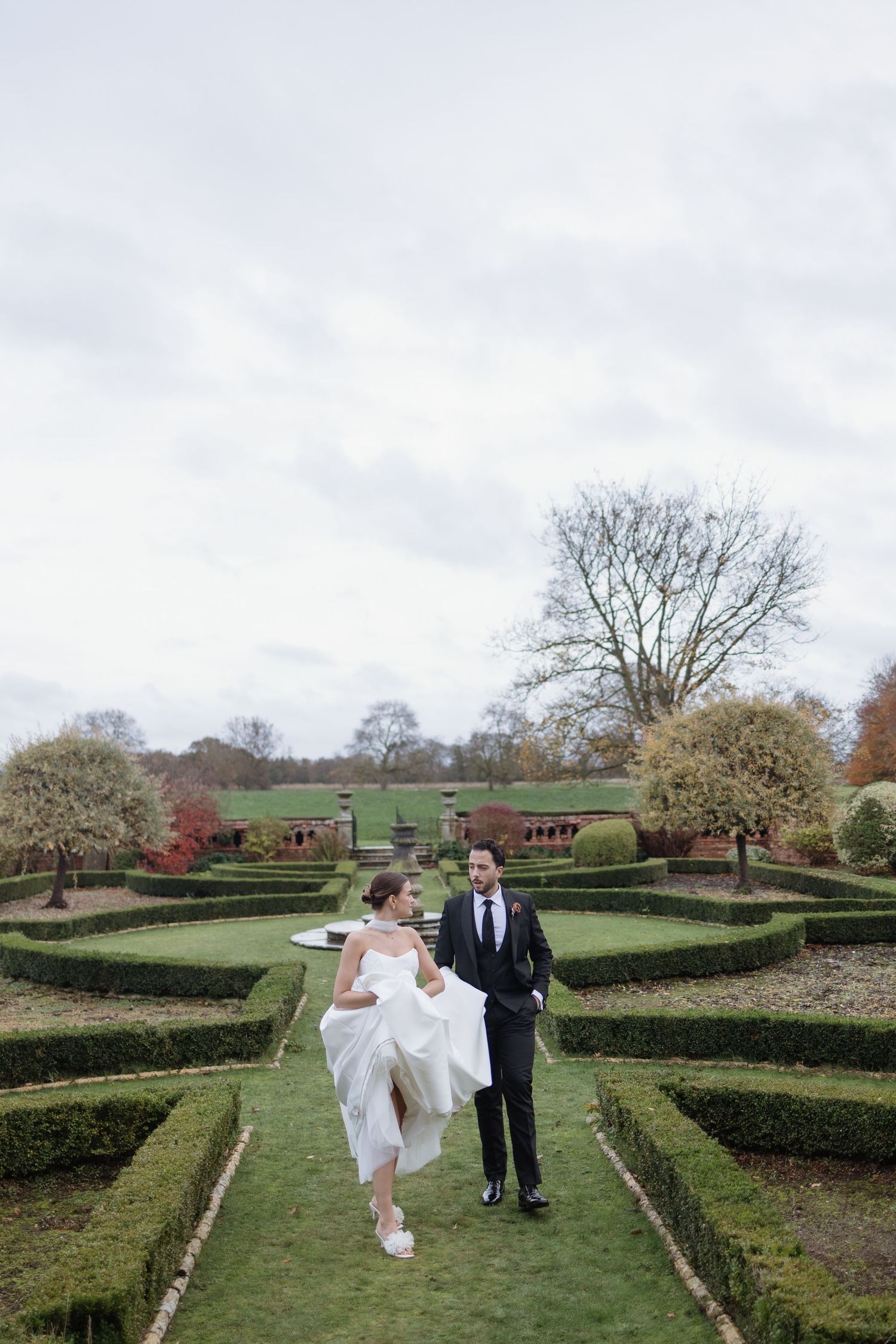 Intimate moment at Berwick House gardens