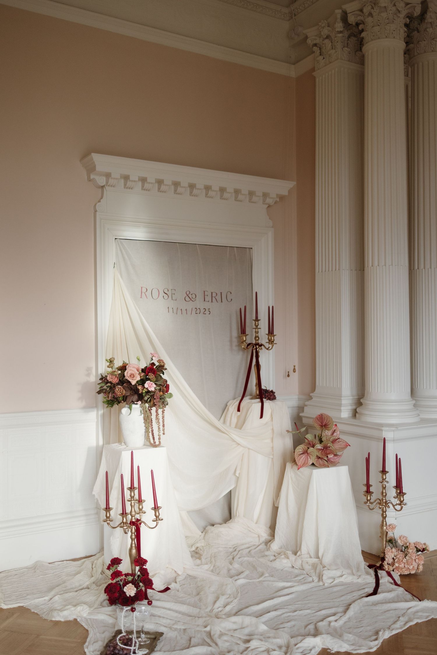 wedding ceremony at Berwick House