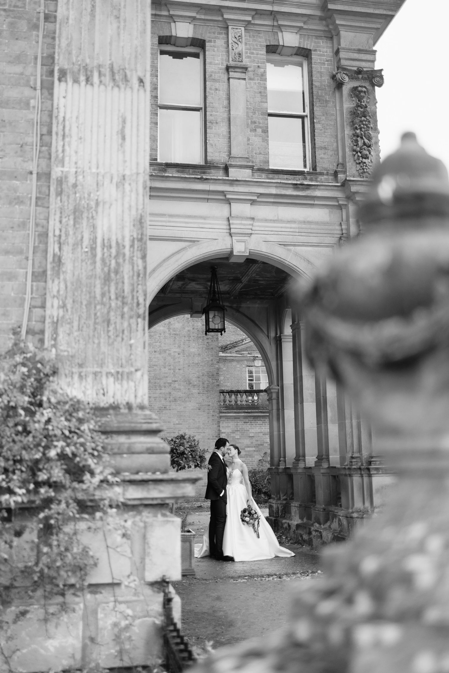 Berwick House entrance - Cheshire wedding photographer