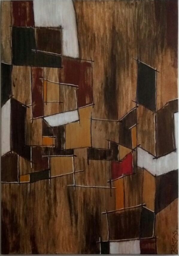Nelida Krutas Art | Argentina | Artwork Abstract - Contact
