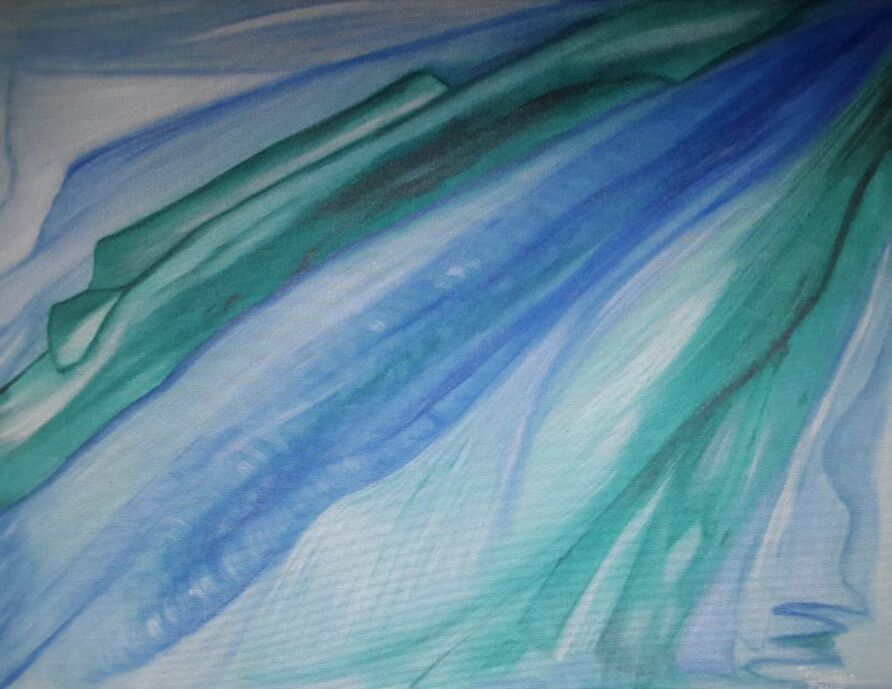Nelida Krutas Art | Argentina | Artwork - Transparencias blue art