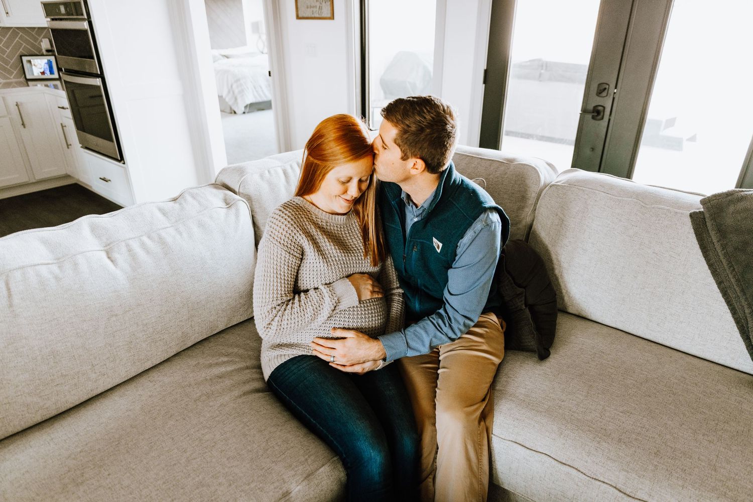 Fort Wayne Maternity In-home Lifestyle Photographer