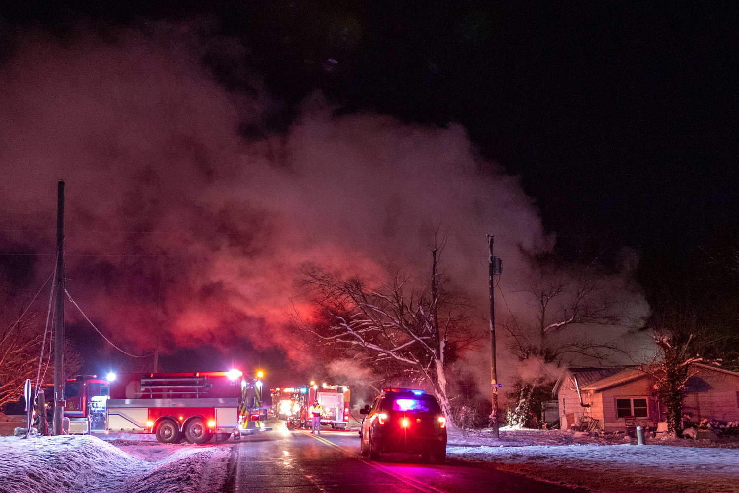 ANDERSON FD FIGHTS FIRE AND ICE - F1RST DUE MEDIA