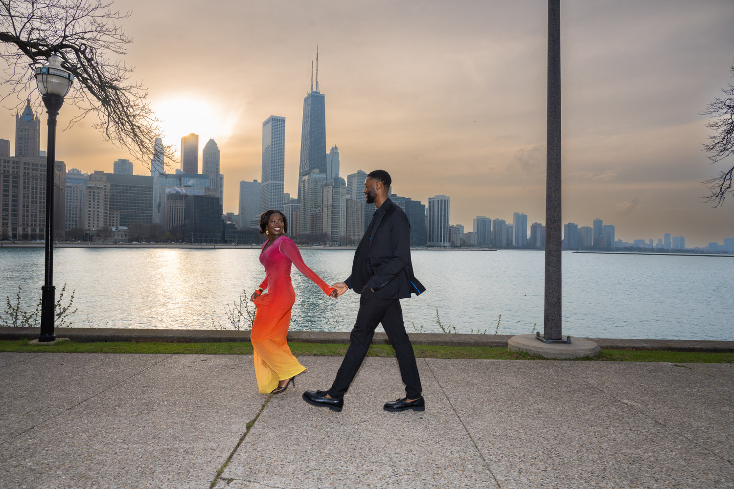 Sunrise vs. Sunset Engagement Photos: Which is Better in Chicago? - Albany  Capture LLC