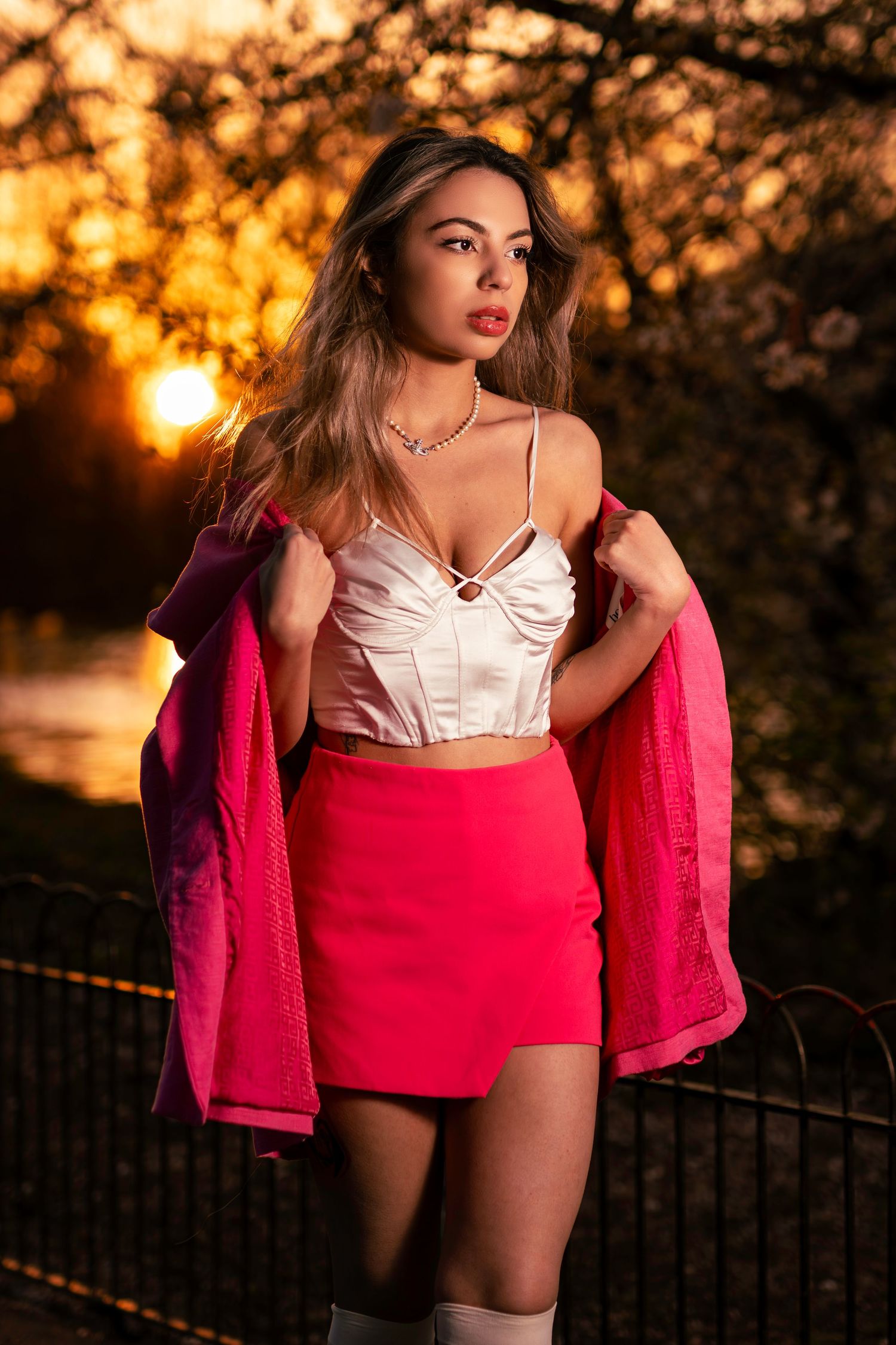 Emma Neferu photoshoot at sunset in St. James Park with Kush Rattan photography
