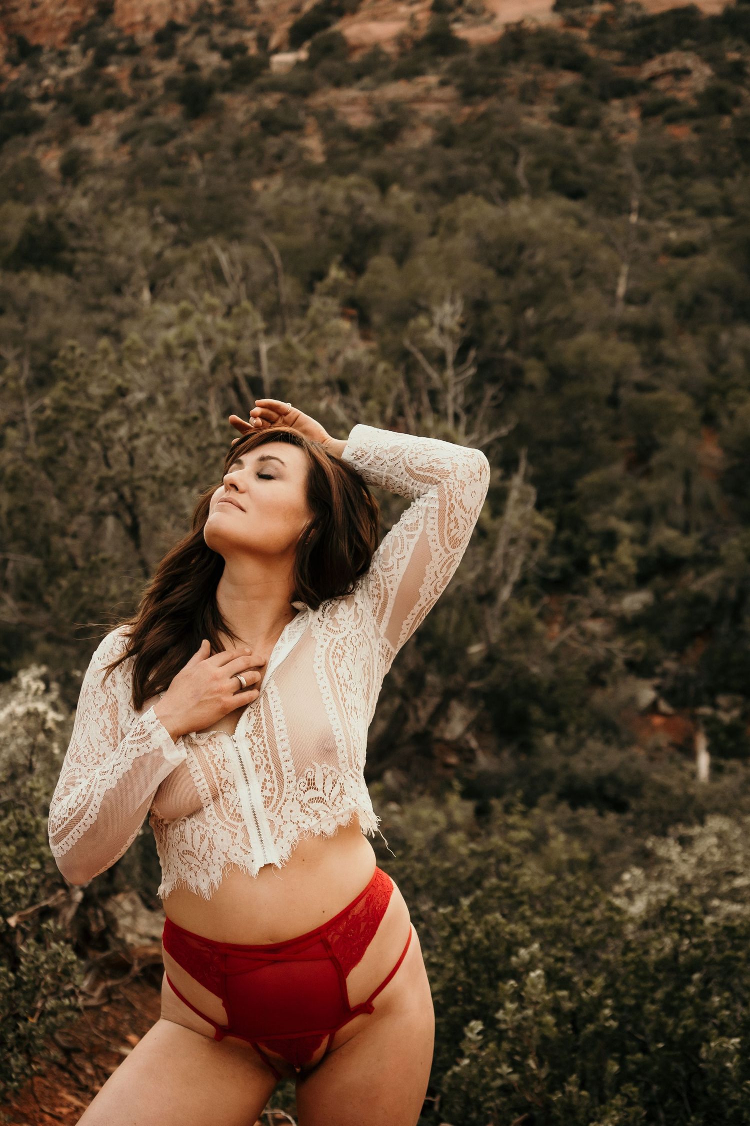 Outdoor Boudoir Photography Sedona Arizona
