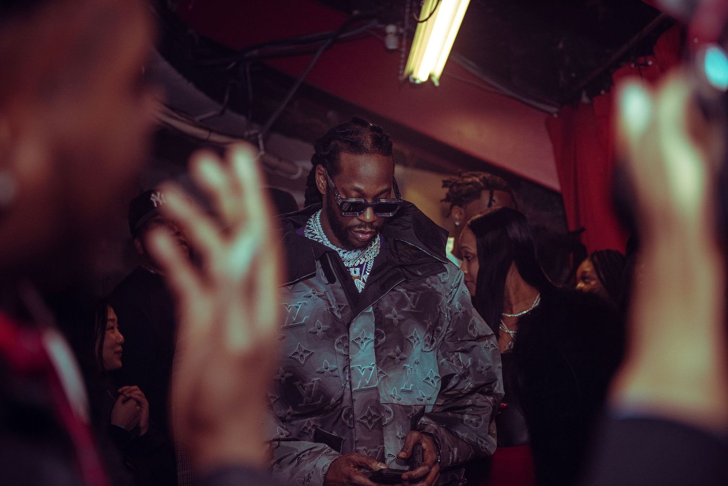 2Chainz backstage at Center Stage in Atlanta, Georgia.