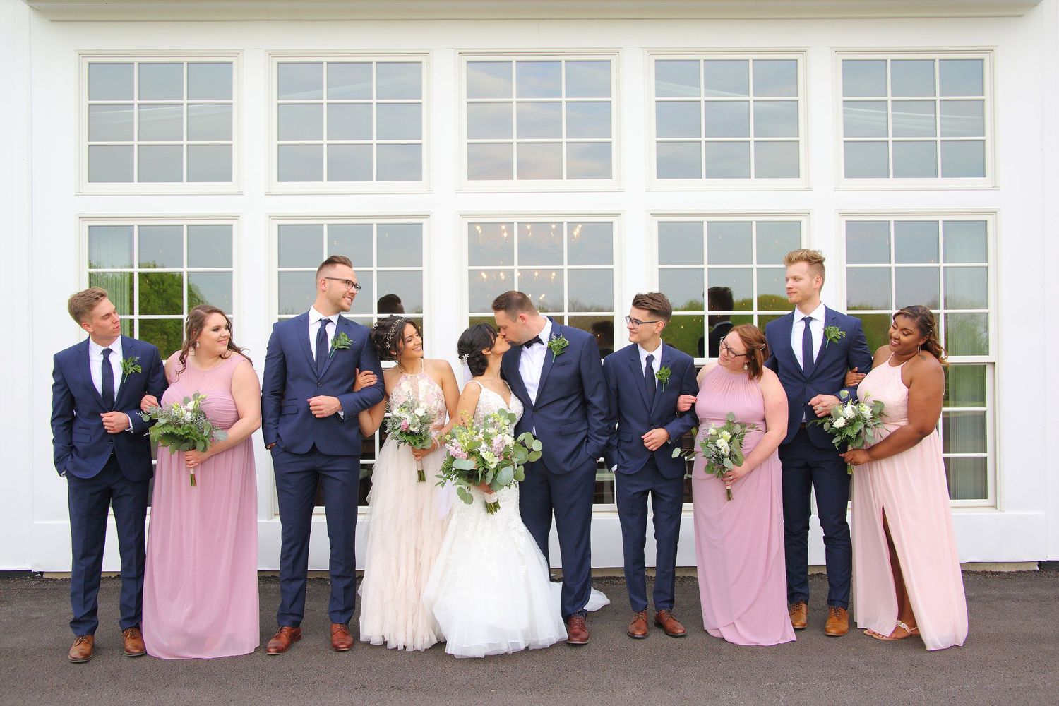 Bridal Party at Corral Farms in Marysville Ohio.