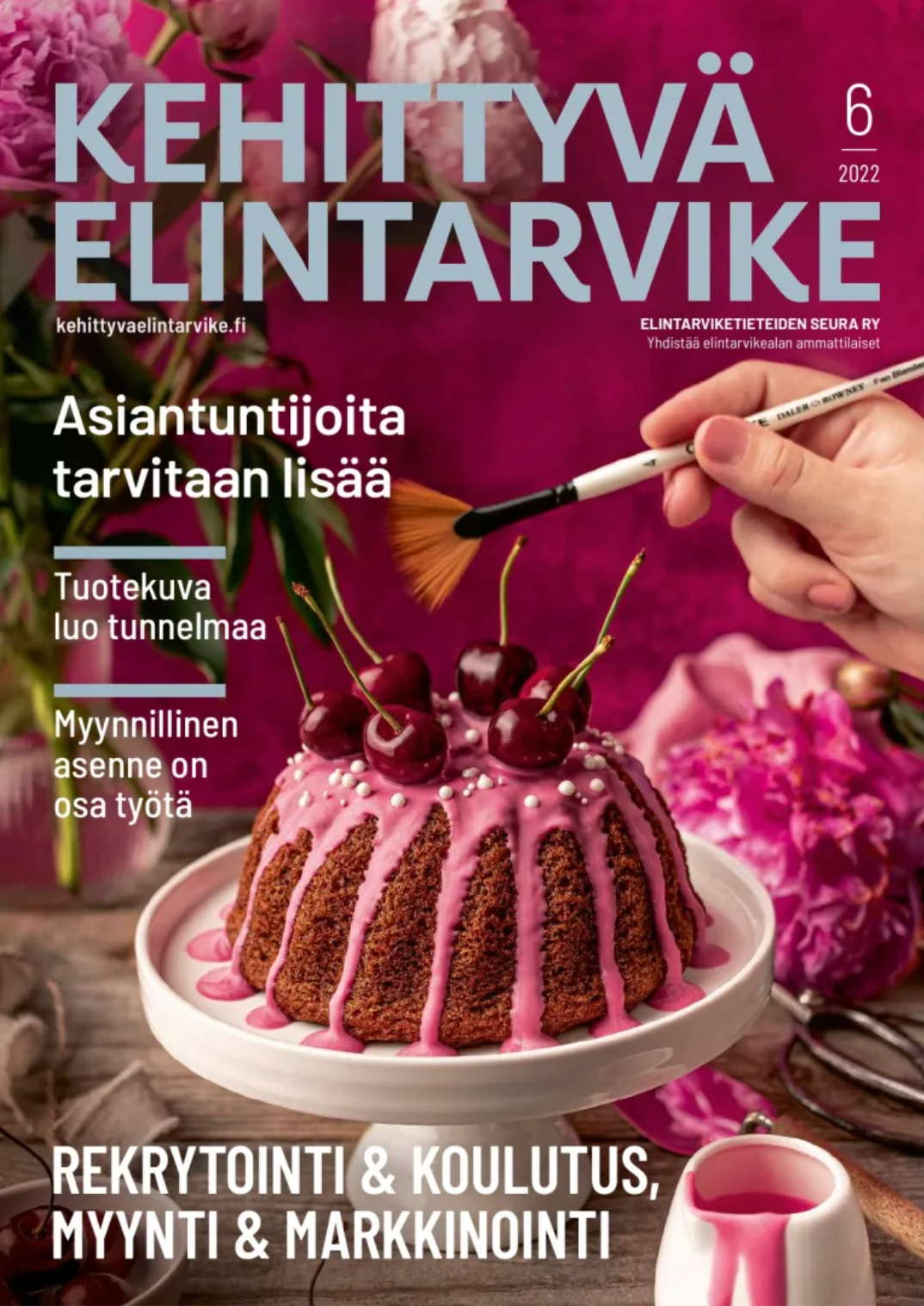 Kehittyvä Elintarvike 06/2022 (5 December 2022) - Magazine Cover - Photo by © Reka Csulak Three Pod Studio