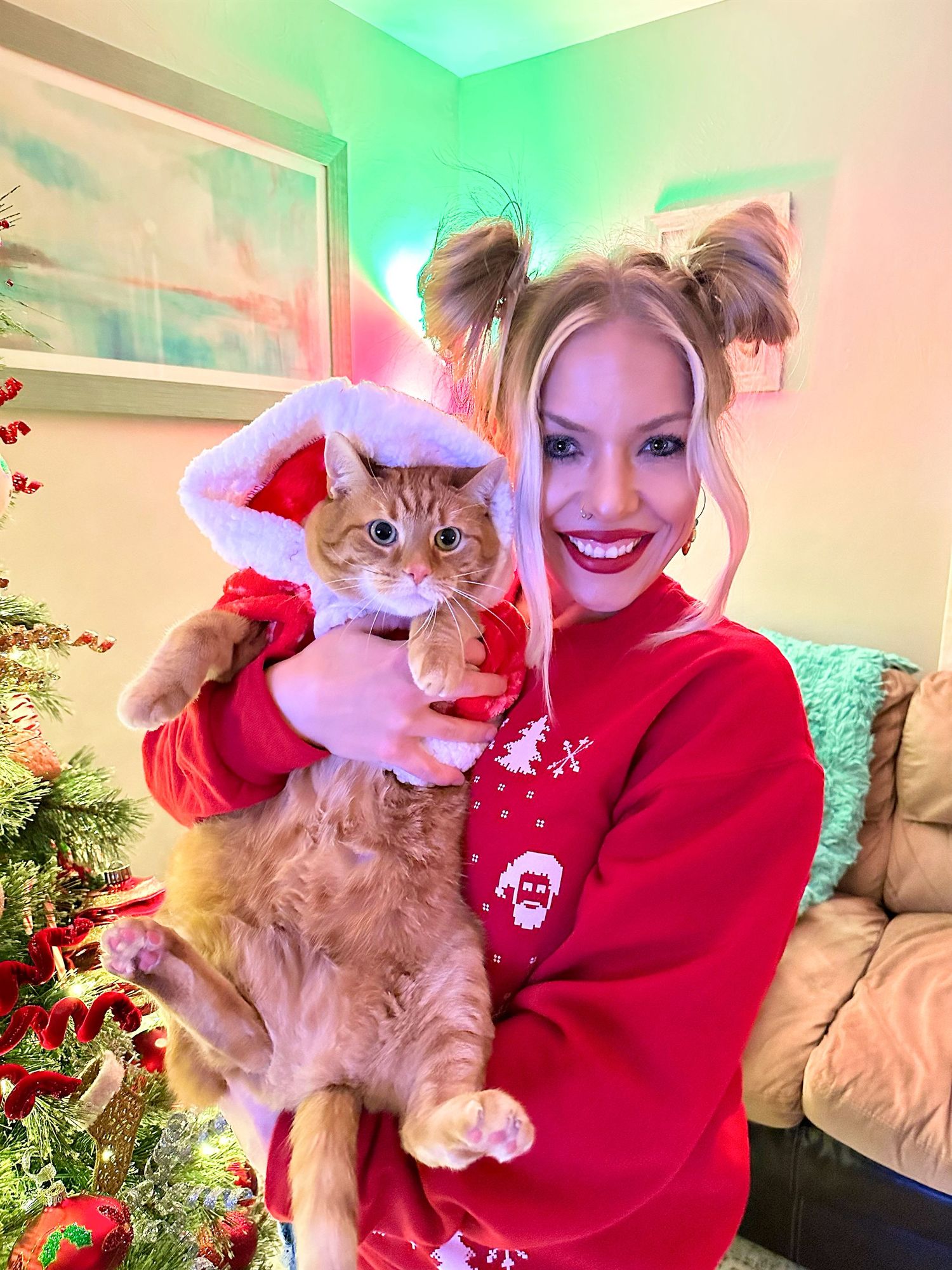 Albus and I | Annual Ugly Sweater Party