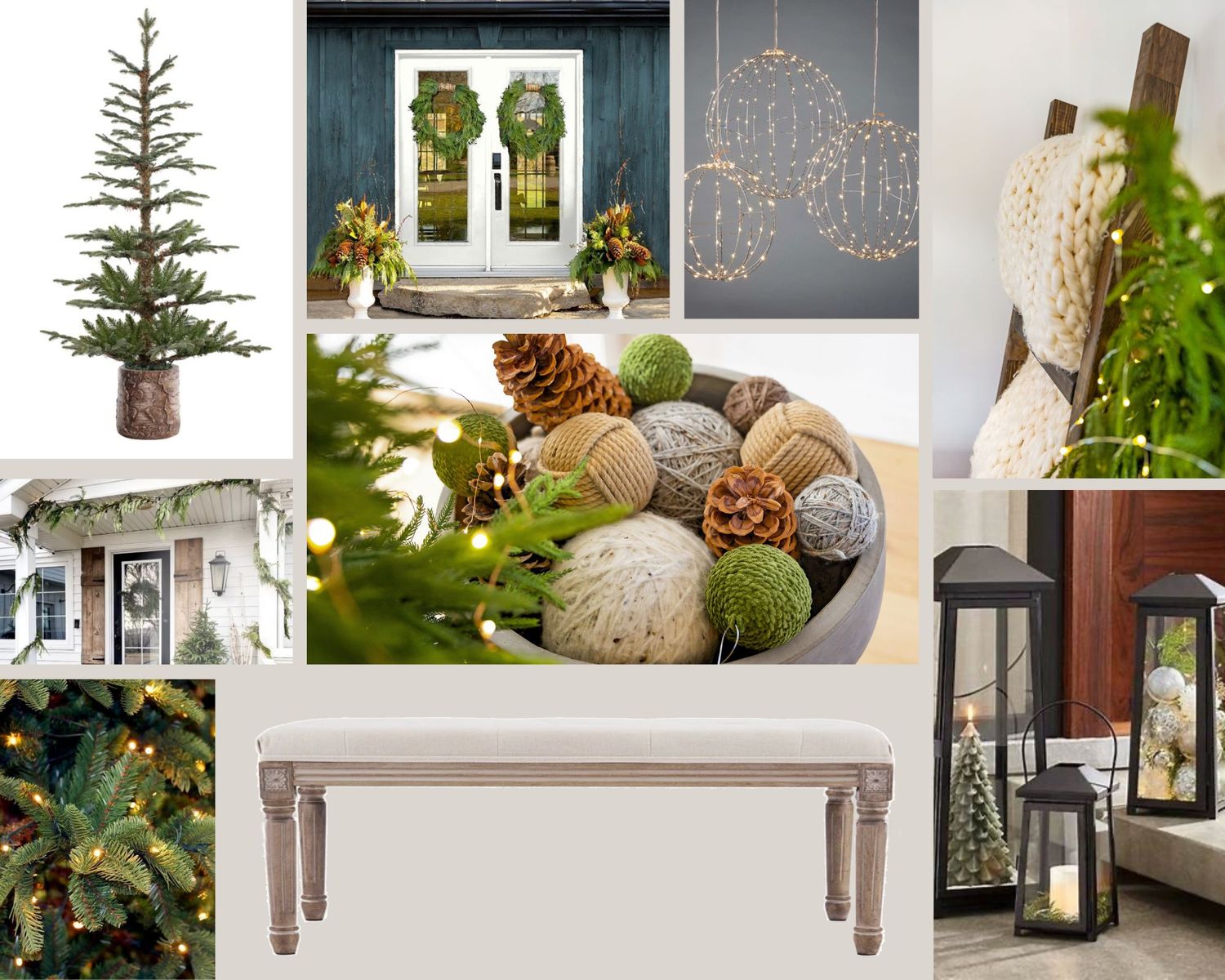 Christmas Holiday decor for family photography sessions