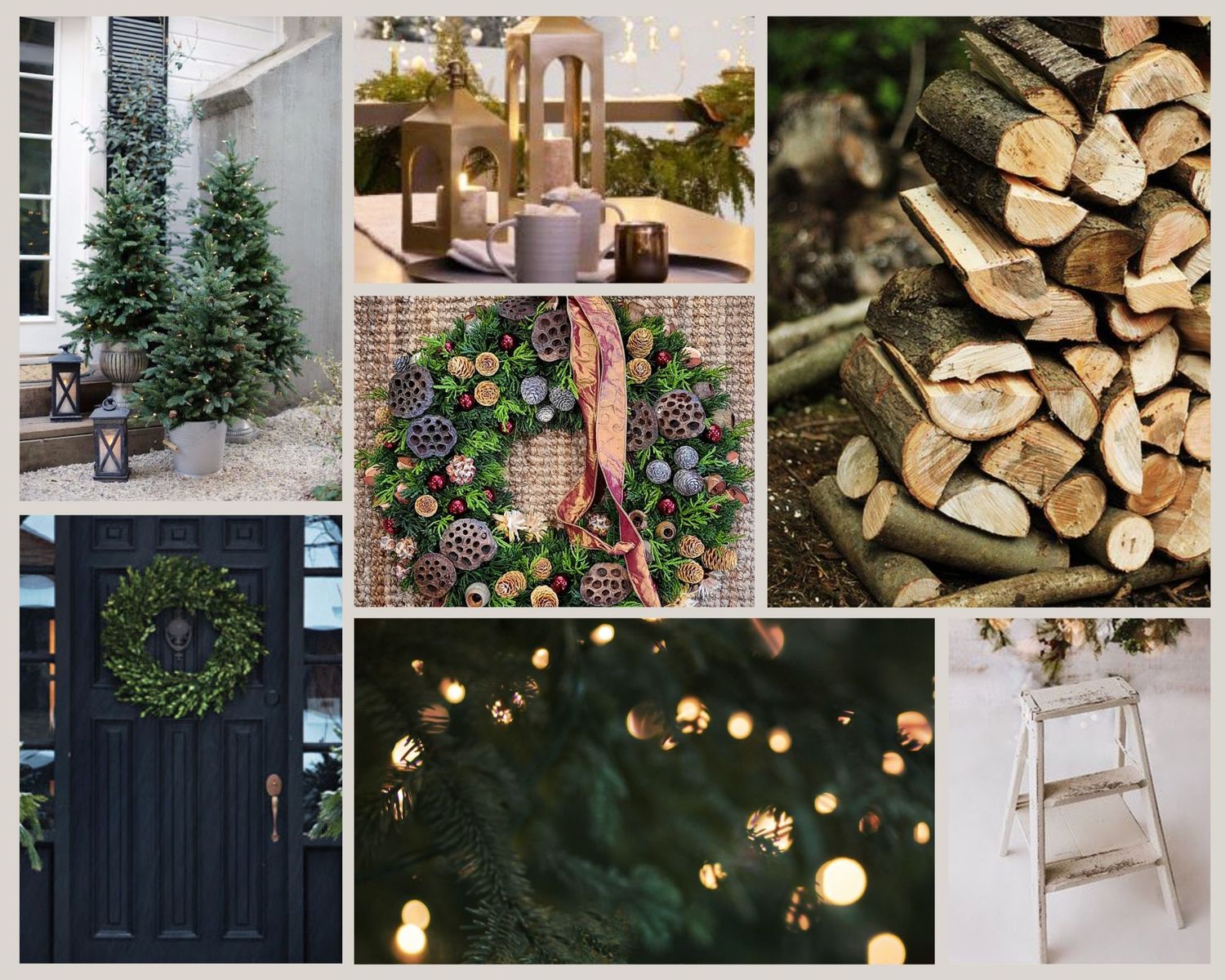 Christmas Holiday decor for family photography sessions