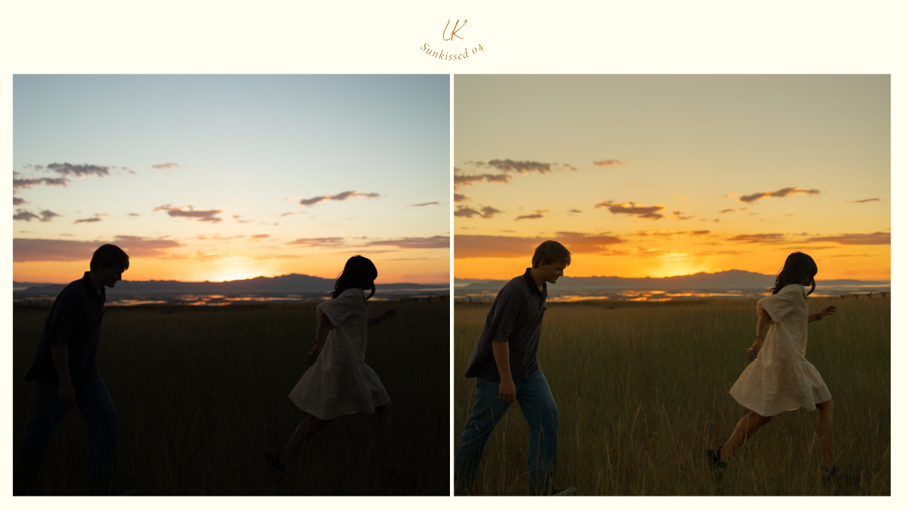 Documentary-style posing and cinematic Lightroom presets