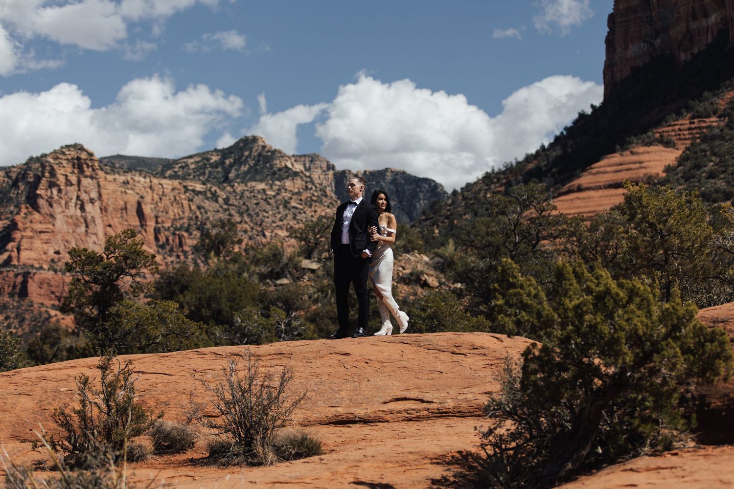 Wedding couple Sedona Arizona