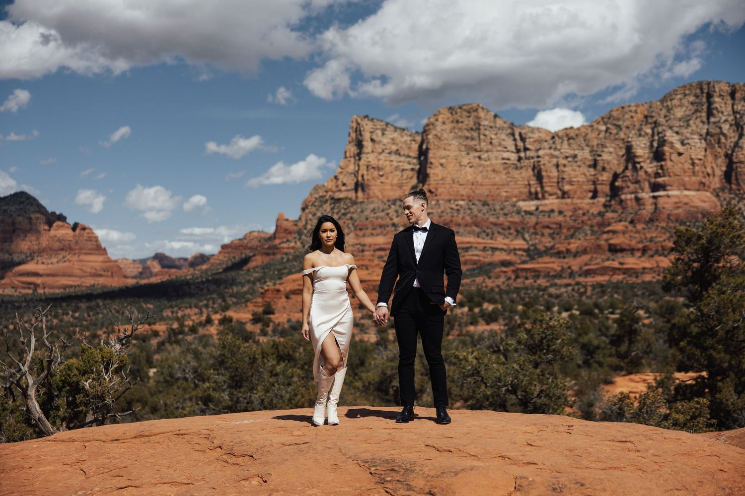 Wedding couple Sedona Arizona