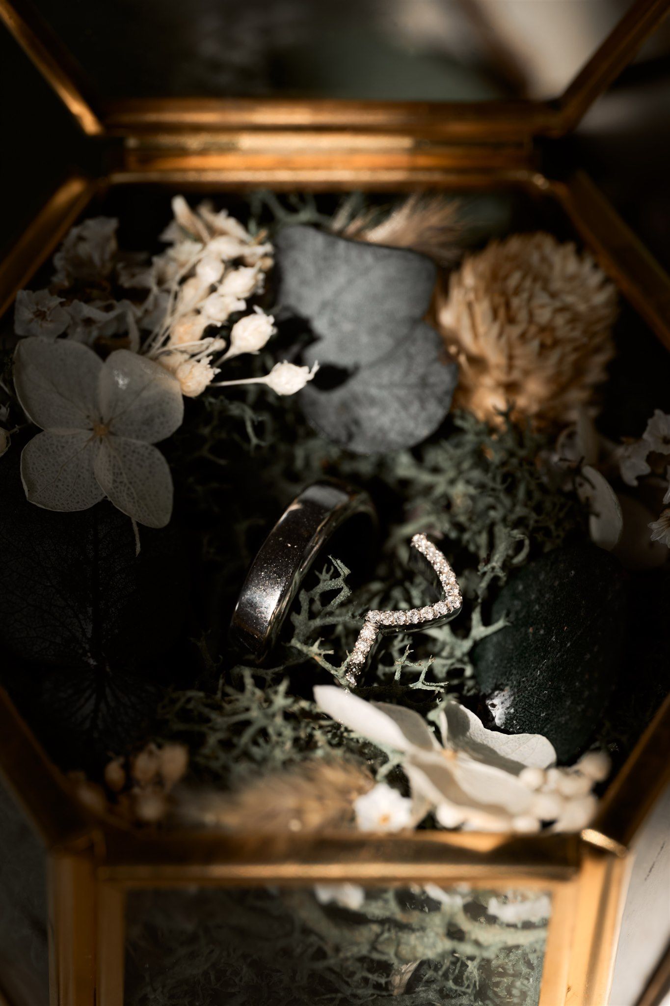 coffret d'alliances de mariage
