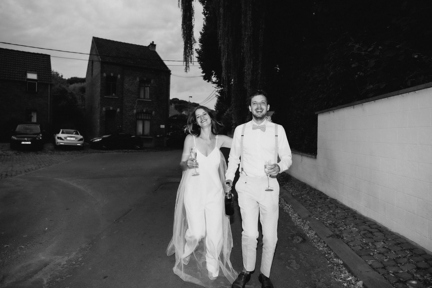 flash modern wedding photography Brussels Belgium