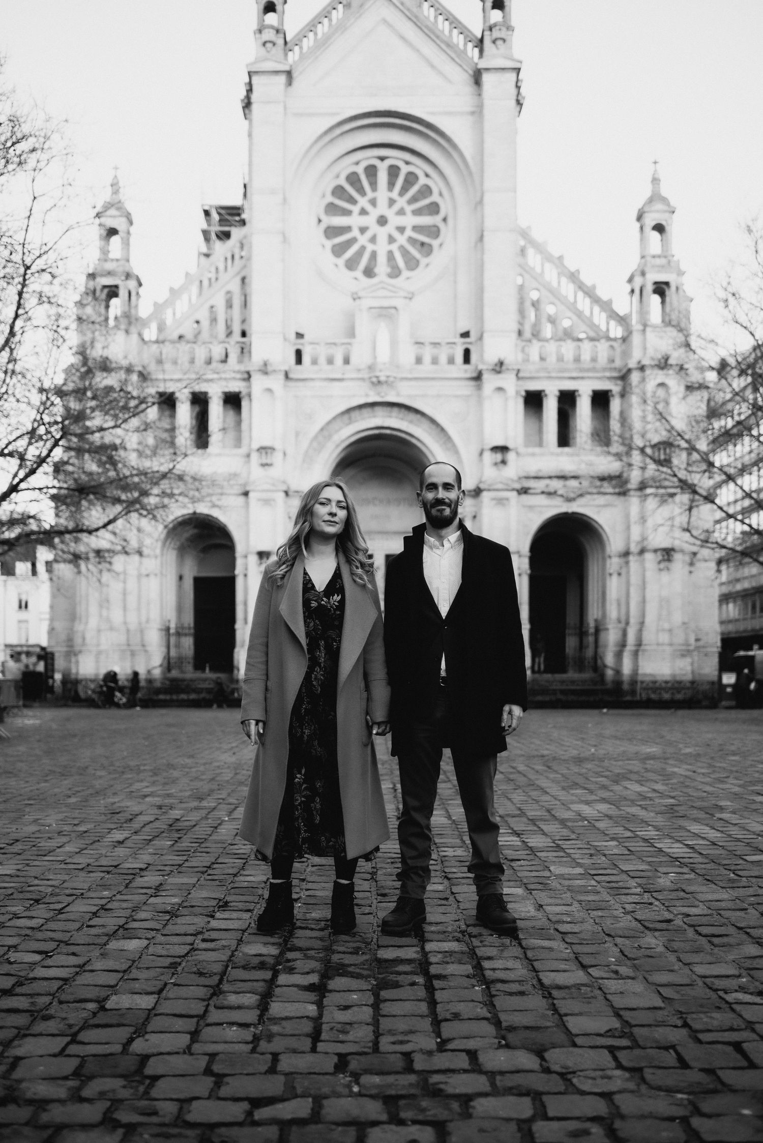 couple in love in brussels Bruxelles saint catherine