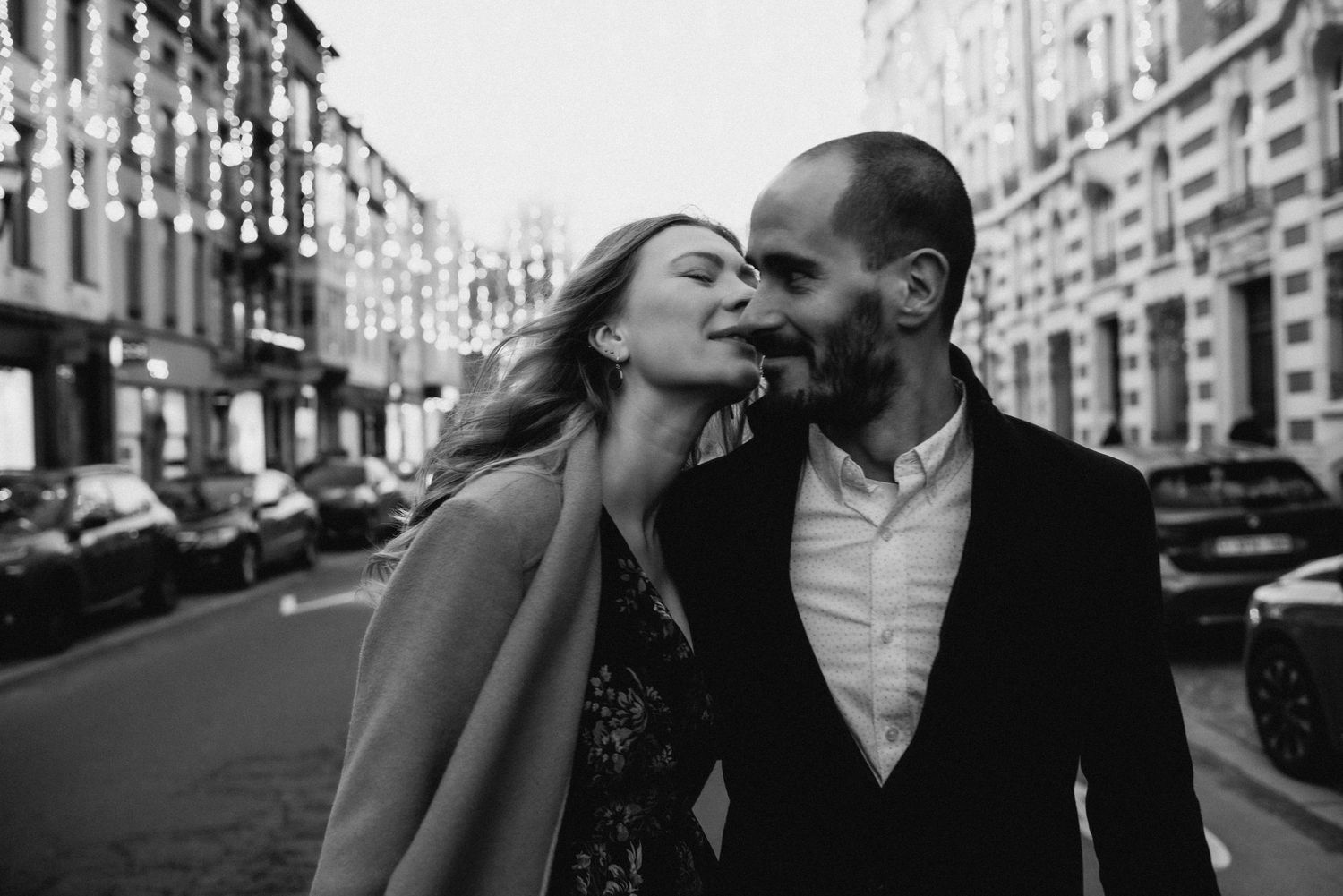 couple in love in brussels